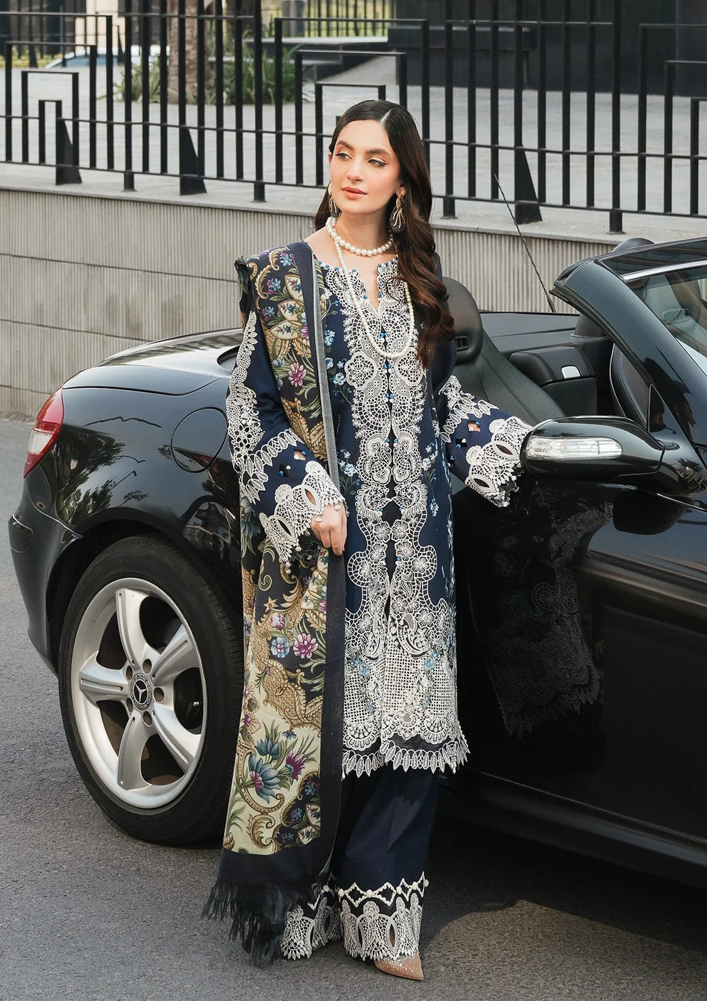 Elaf Premium | Winter Pashmina Shawl Collection | EPW-3B Dreamy Embrace -  Elaf Premium Ladies Clothes - Original Designer Dress - House of Maryam