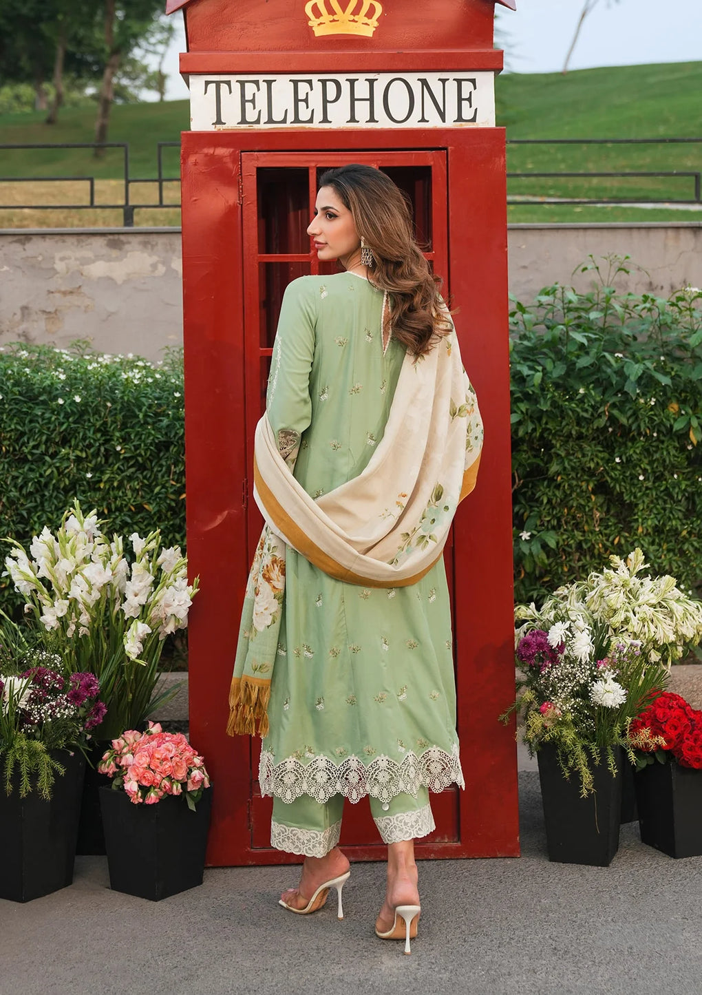 Elaf Premium | Winter Pashmina Shawl Collection | EPW-4B Whispers of Joy -  Elaf Premium Ladies Clothes -  House of Maryam