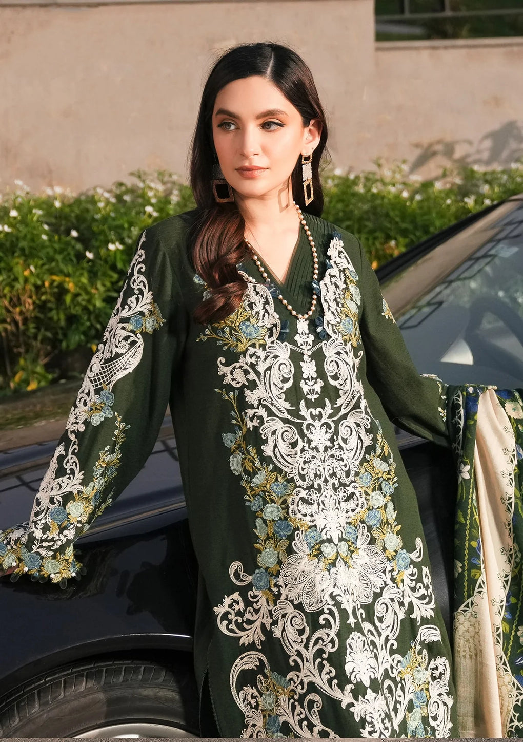 Elaf Premium | Winter Pashmina Shawl Collection | EPW-6A Endless Devotion -  Elaf Premium Ladies Clothes - Original Designer Dress - House of Maryam