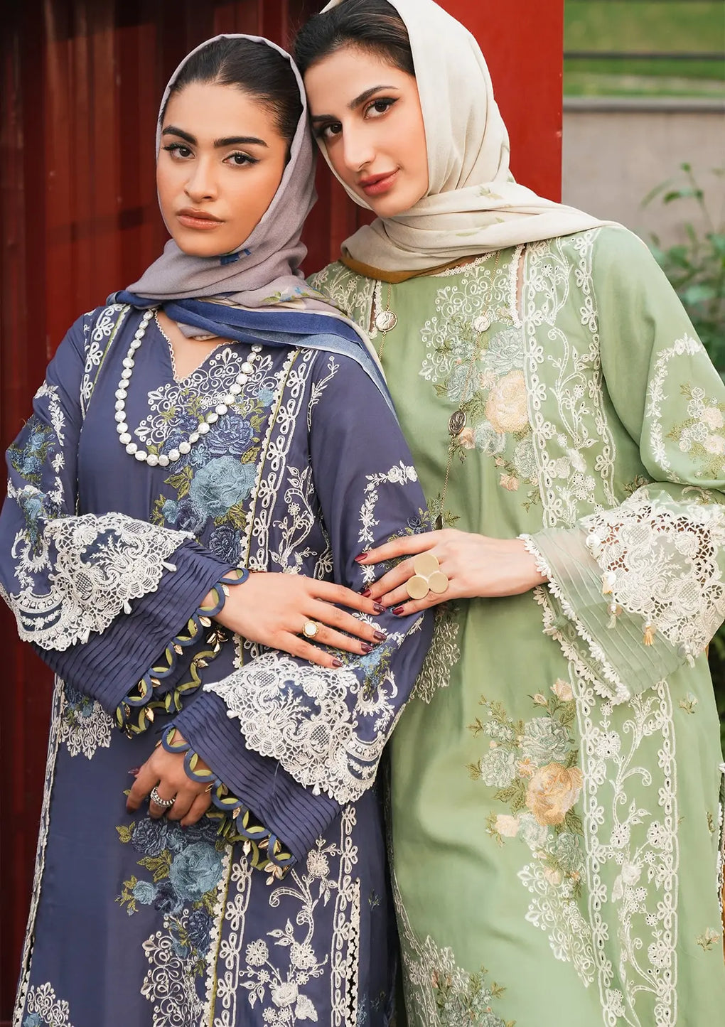 Elaf Premium | Winter Pashmina Shawl Collection | EPW-4A Secret Serenade -  Elaf Premium Ladies Clothes - Original Designer Dress - House of Maryam