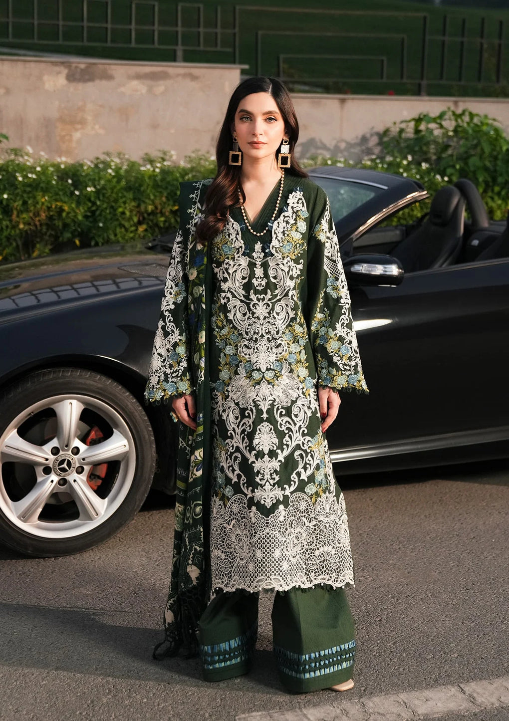 Elaf Premium | Winter Pashmina Shawl Collection | EPW-6A Endless Devotion -  Elaf Premium Ladies Clothes - Original Designer Dress - House of Maryam