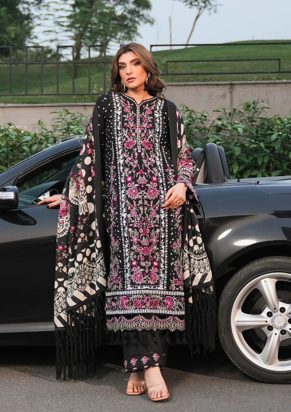 Elaf Premium | Winter Pashmina Shawl Collection | EPW-8B Boundless Dreams -  Elaf Premium Ladies Clothes - Original Designer Dress - House of Maryam