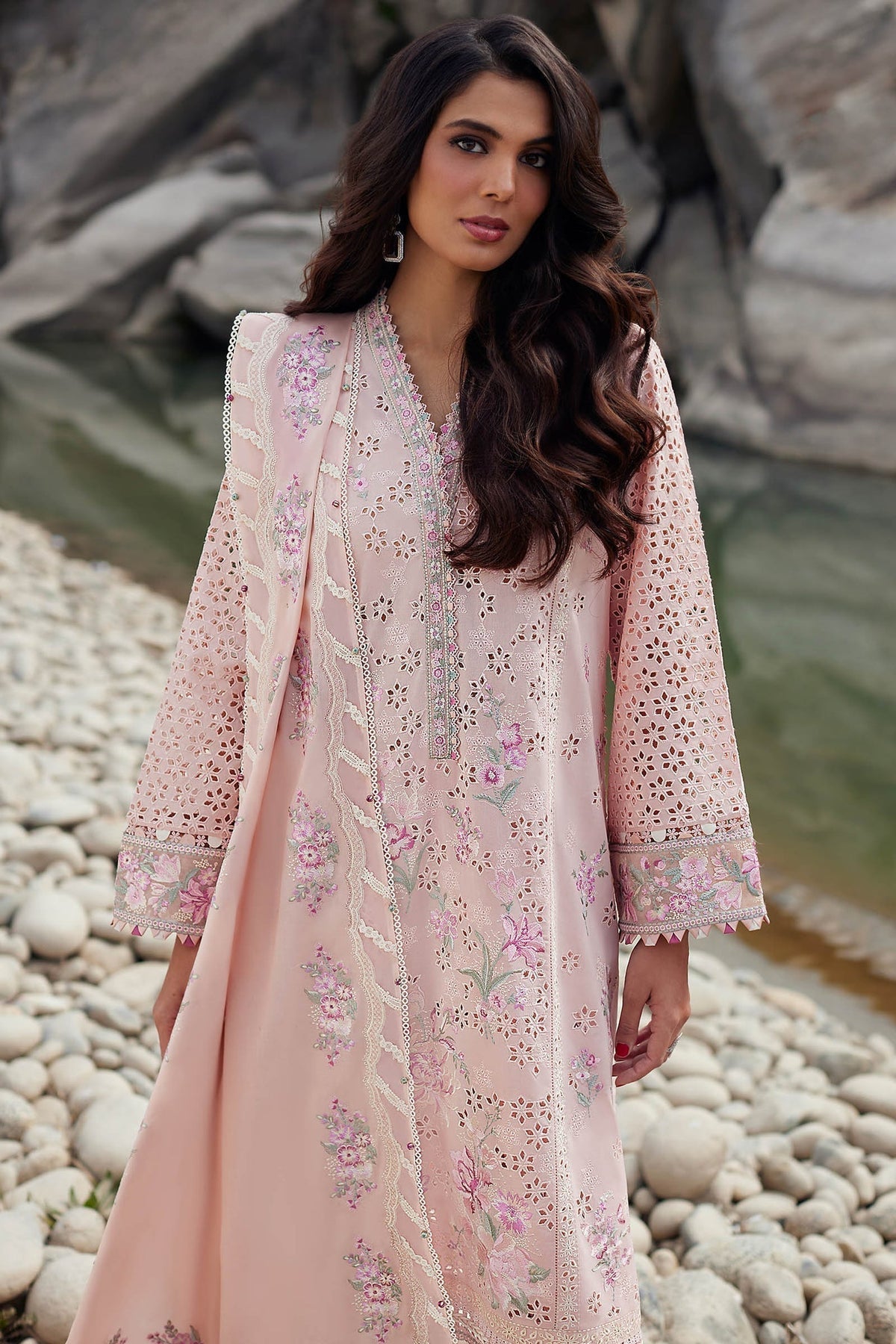 Elan | Lawn24 | AIREEN (EL24-09 A) -  Elan Luxury - Original Designer Dress - House of Maryam