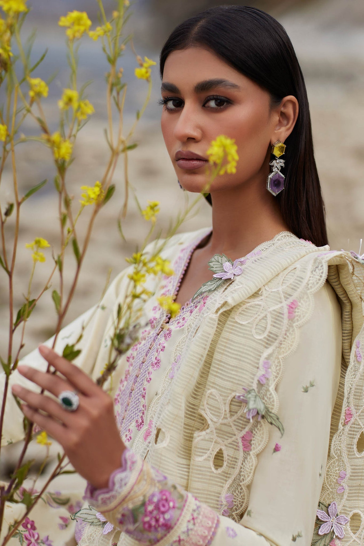 Elan | Lawn24 | NEDINE (EL24-02 B) -  Elan Luxury - Original Designer Dress - House of Maryam