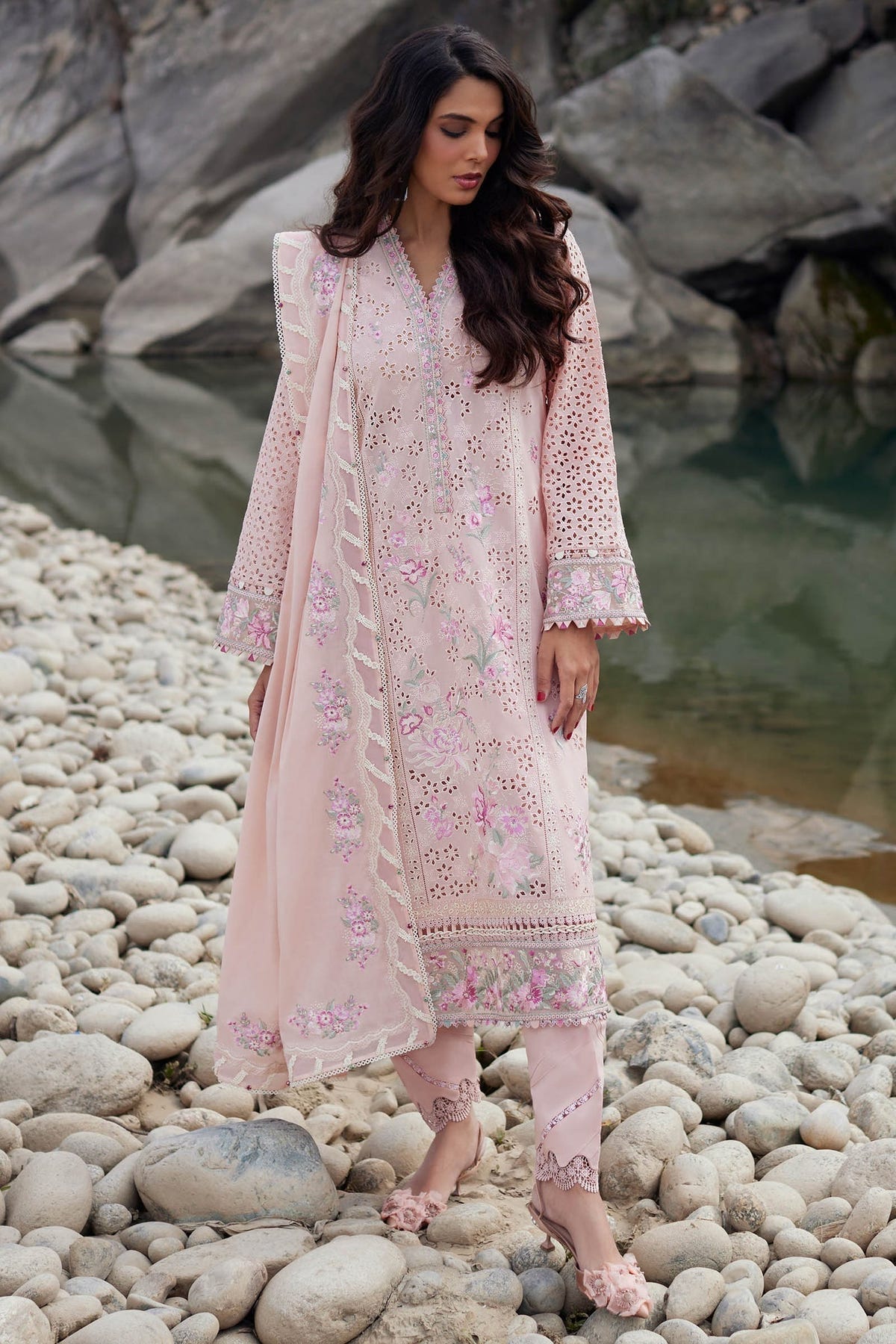 Elan | Lawn24 | AIREEN (EL24-09 A) -  Elan Luxury - Original Designer Dress - House of Maryam