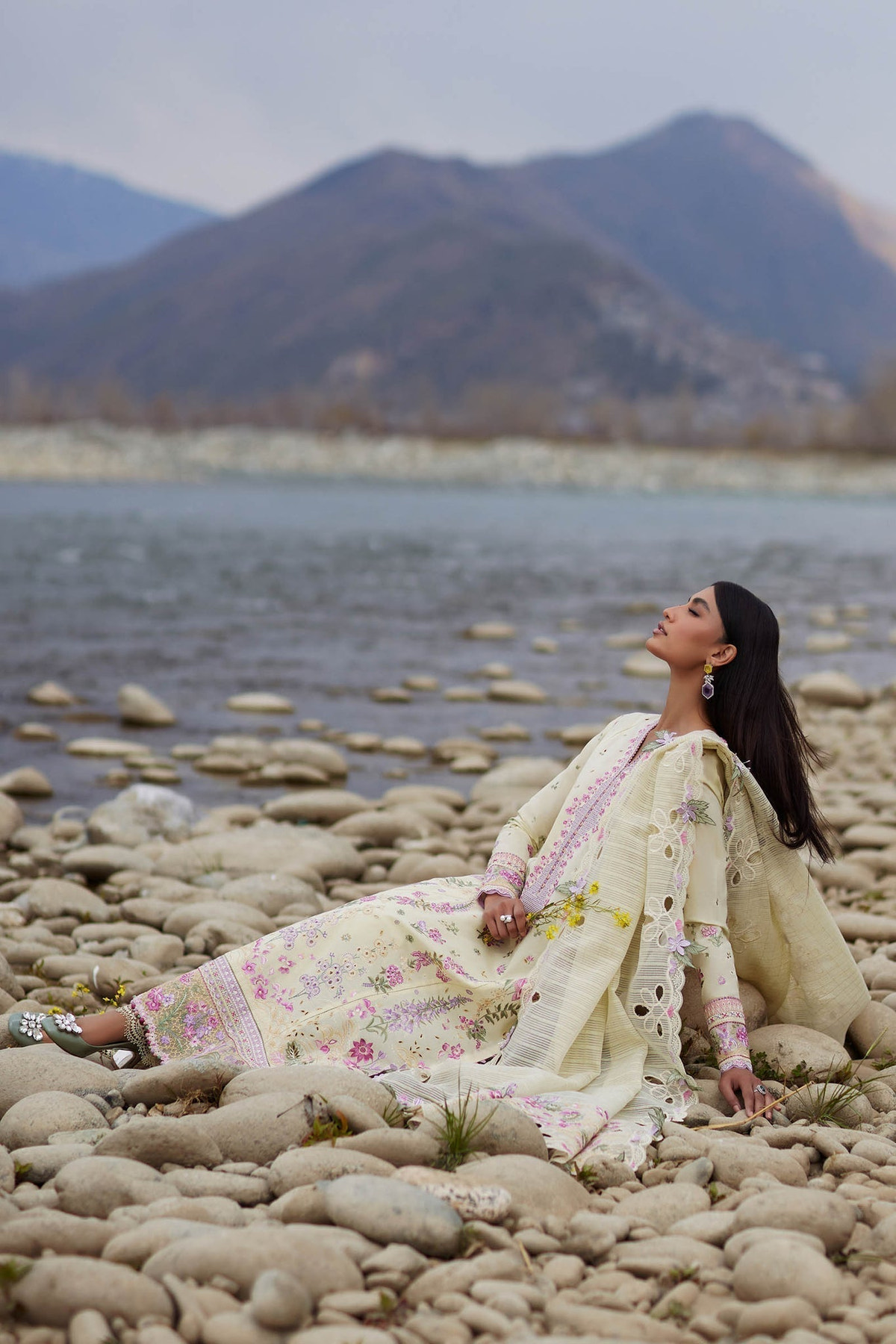 Elan | Lawn24 | NEDINE (EL24-02 B) -  Elan Luxury - Original Designer Dress - House of Maryam
