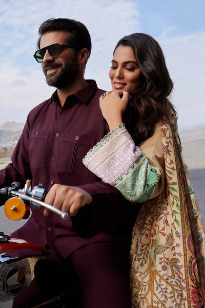 Elan | Lawn24 | SHERINE (EL24-07 B) -  Elan Luxury - Original Designer Dress - House of Maryam