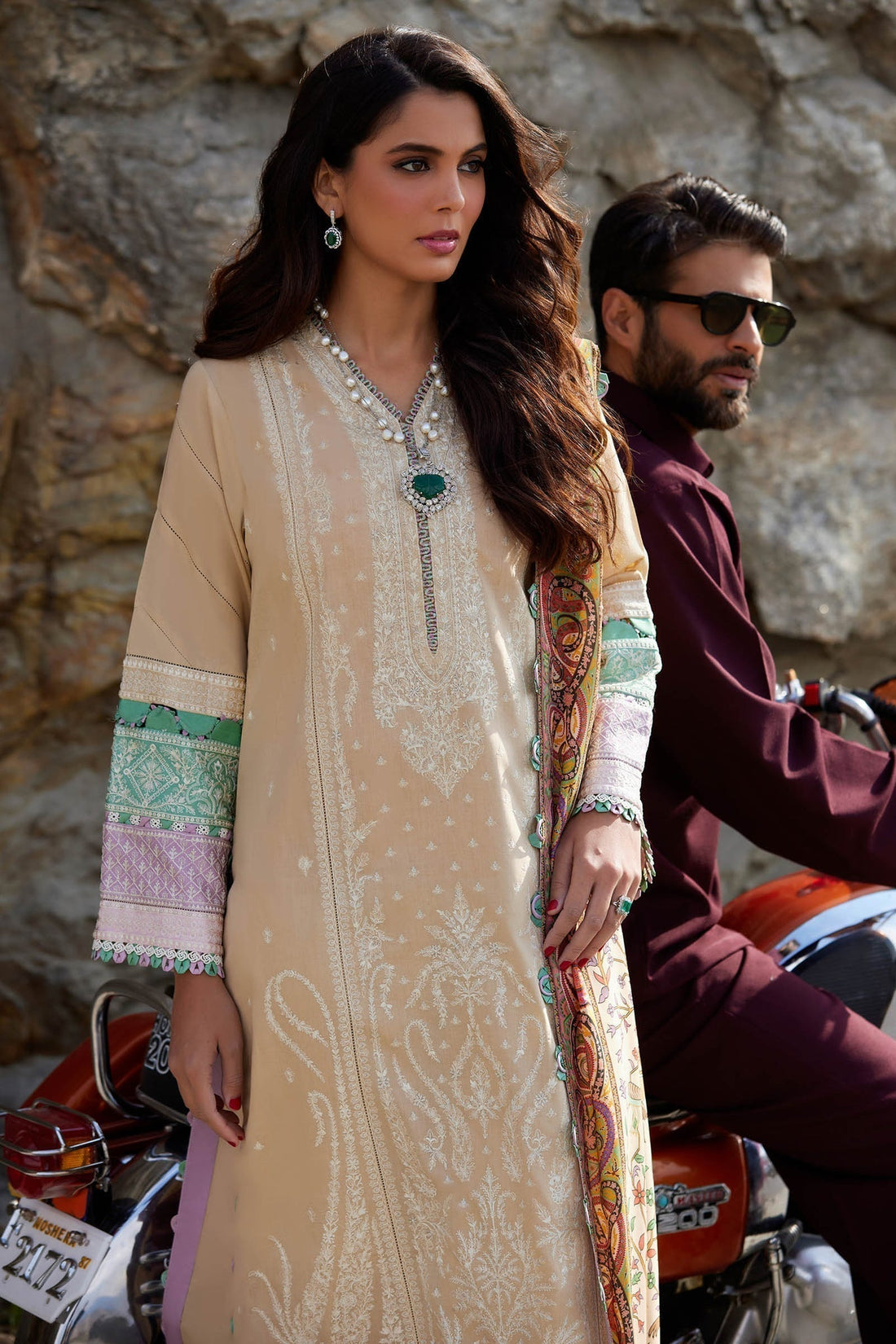 Elan | Lawn24 | SHERINE (EL24-07 B) by Designer Elan - House of Maryam - Pakistani Designer Ethnic Wear in {{ shop.shopifyCountryName }}