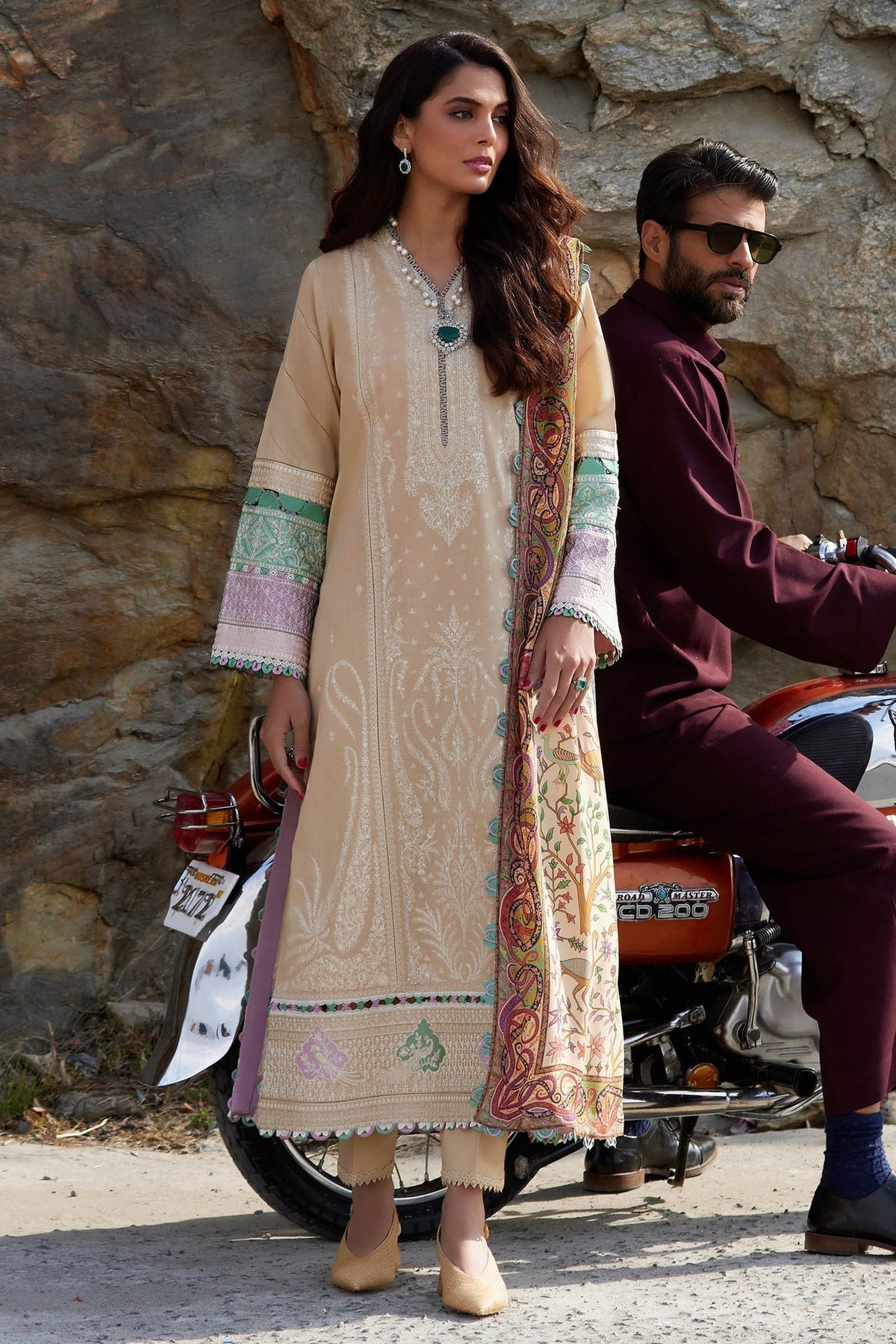Elan | Lawn24 | SHERINE (EL24-07 B) -  Elan Luxury - Original Designer Dress - House of Maryam