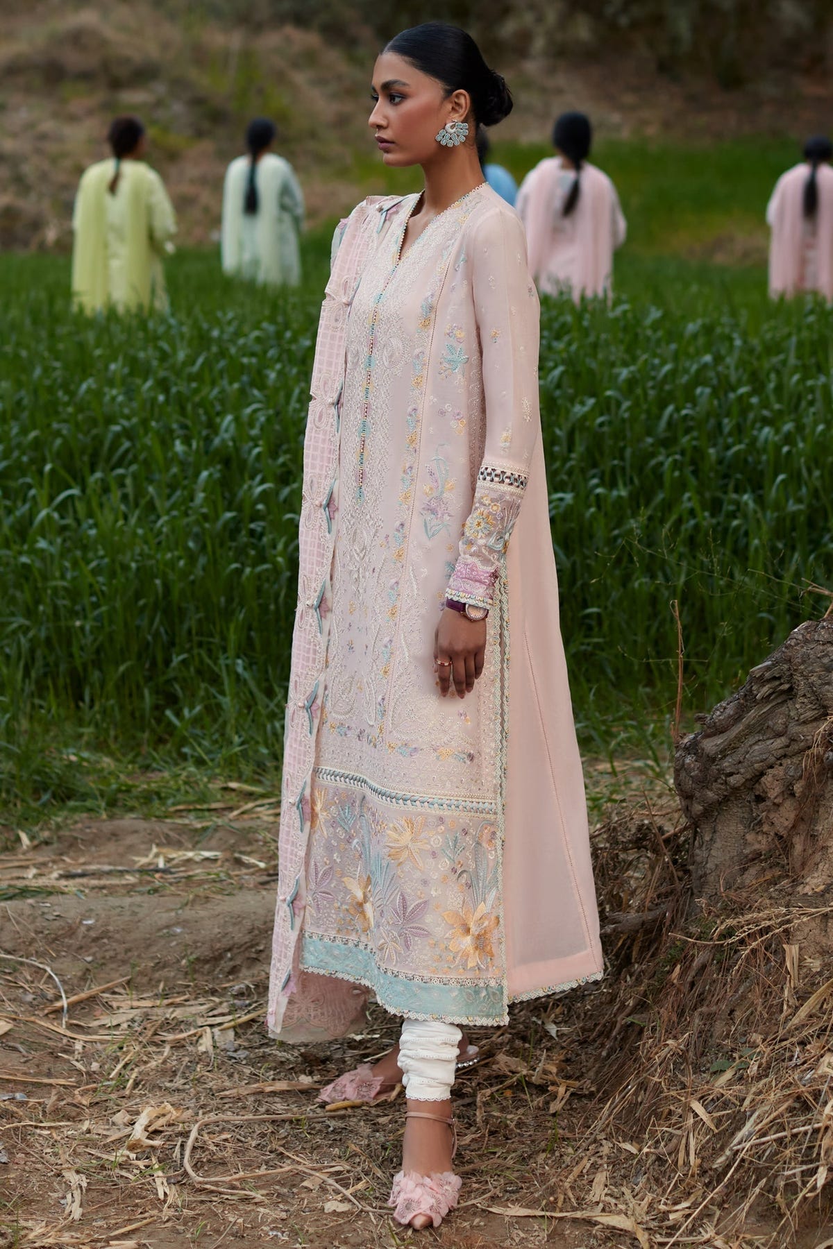 Elan | Lawn24 | NEZIHA (EL24-05 B) -  Elan Luxury - Original Designer Dress - House of Maryam