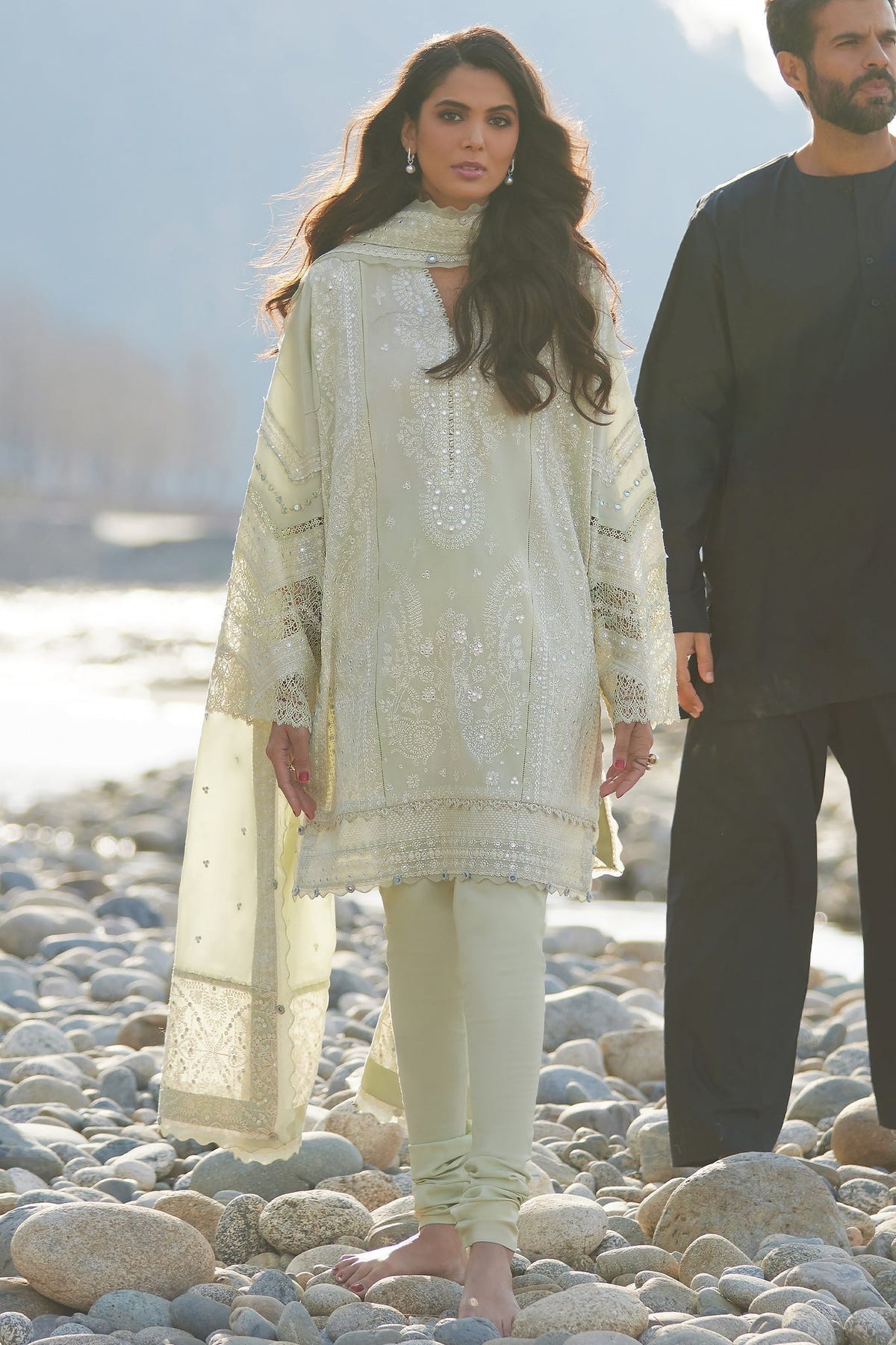 Elan | Lawn24 | ZEINA (EL24-12 A) -  Elan Luxury - Original Designer Dress - House of Maryam