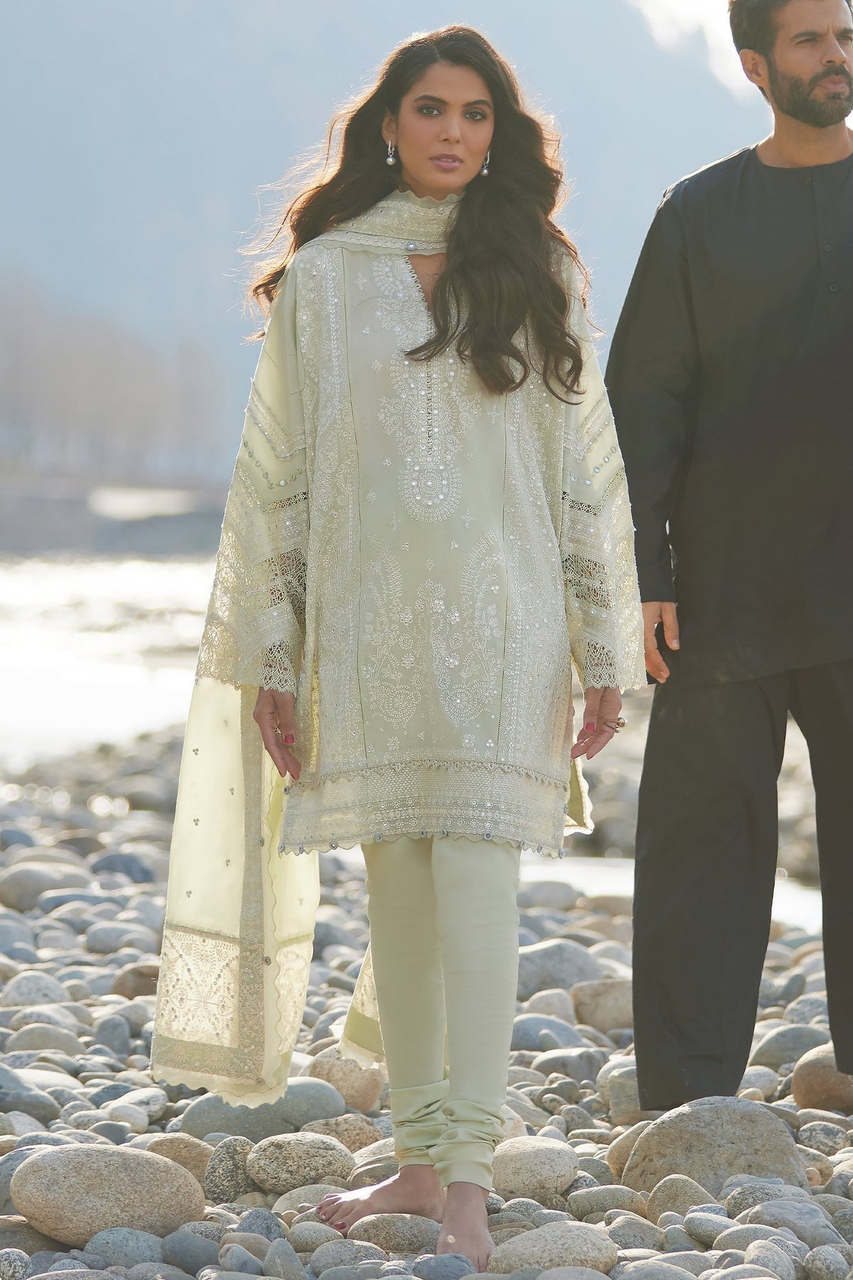 Elan | Lawn24 | ZEINA (EL24-12 A) -  Elan Luxury - Original Designer Dress - House of Maryam