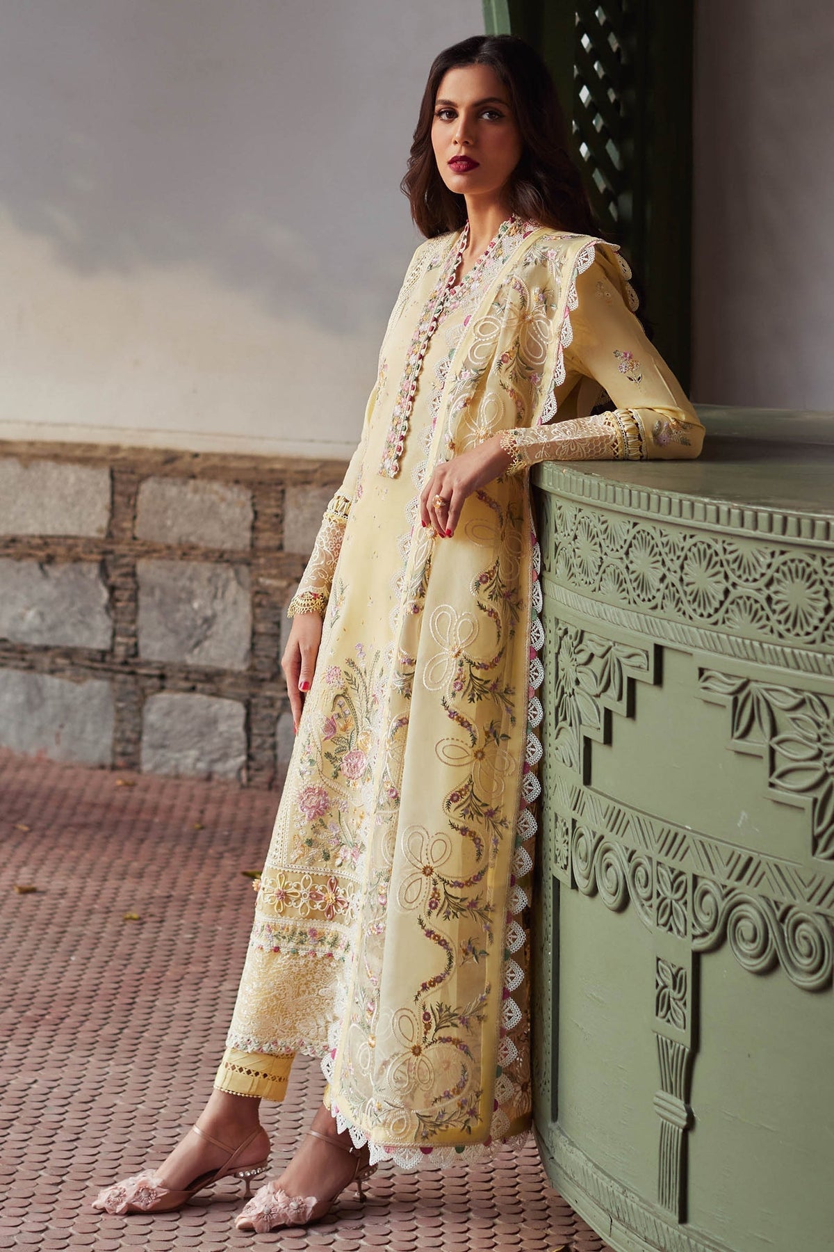 Elan | Lawn24 | ZENEL (EL24-08 B) -  Elan Luxury - Original Designer Dress - House of Maryam
