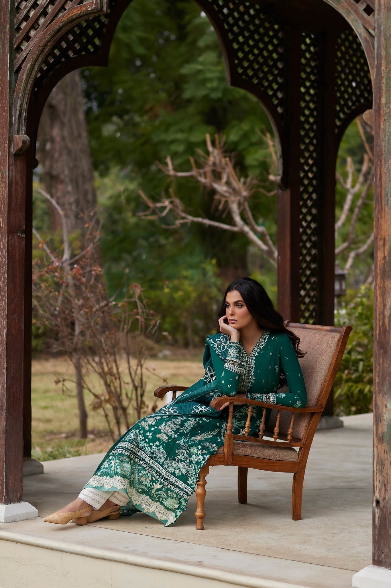 Elan | Lawn24 | NEDINE (EL24-02 A) by Designer Elan - House of Maryam - Pakistani Designer Ethnic Wear in {{ shop.shopifyCountryName }}