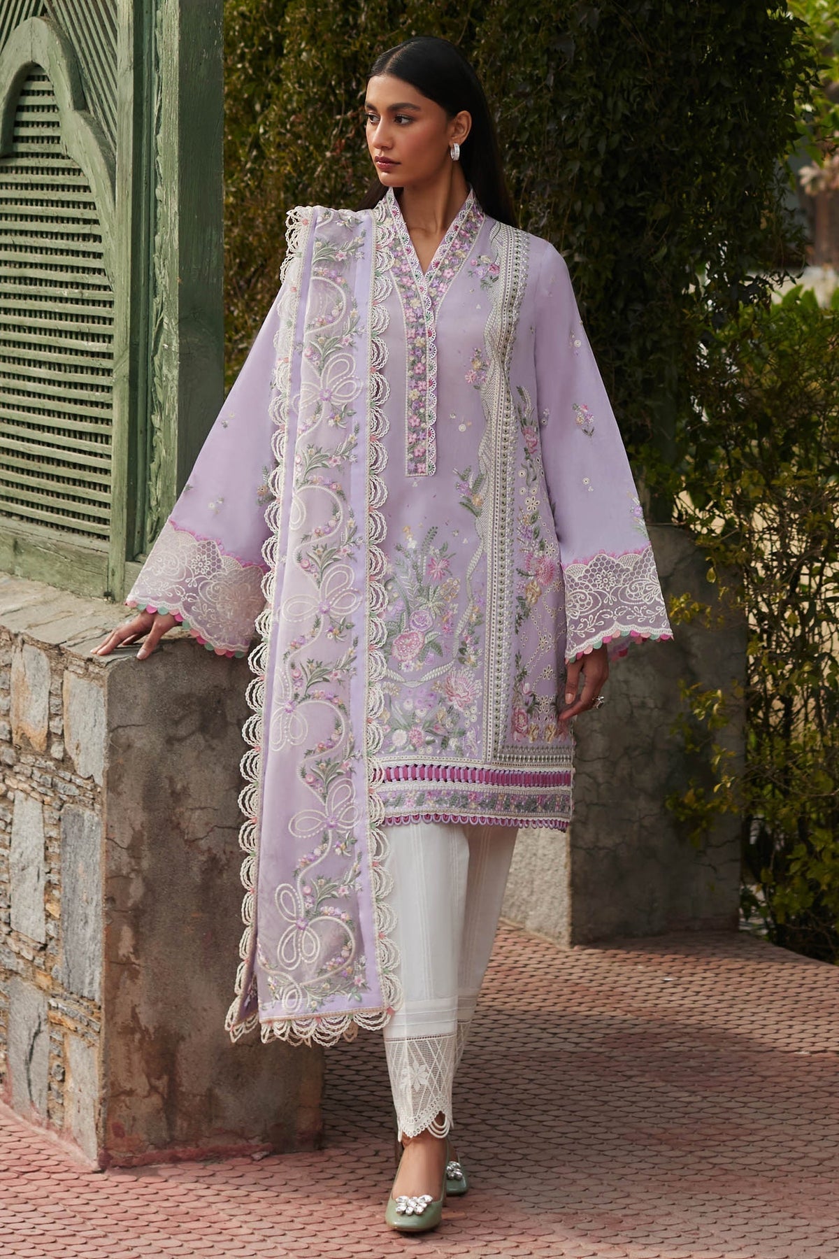 Elan | Lawn24 | ZENEL (EL24-08 A) -  Elan Luxury - Original Designer Dress - House of Maryam