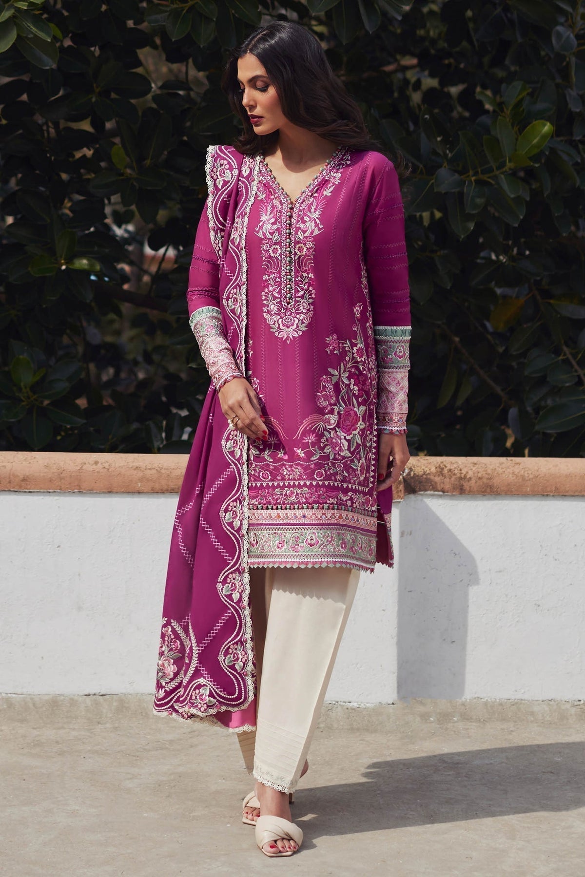 Elan | Lawn24 | AIRA (EL24-10 A) -  Elan Luxury - Original Designer Dress - House of Maryam