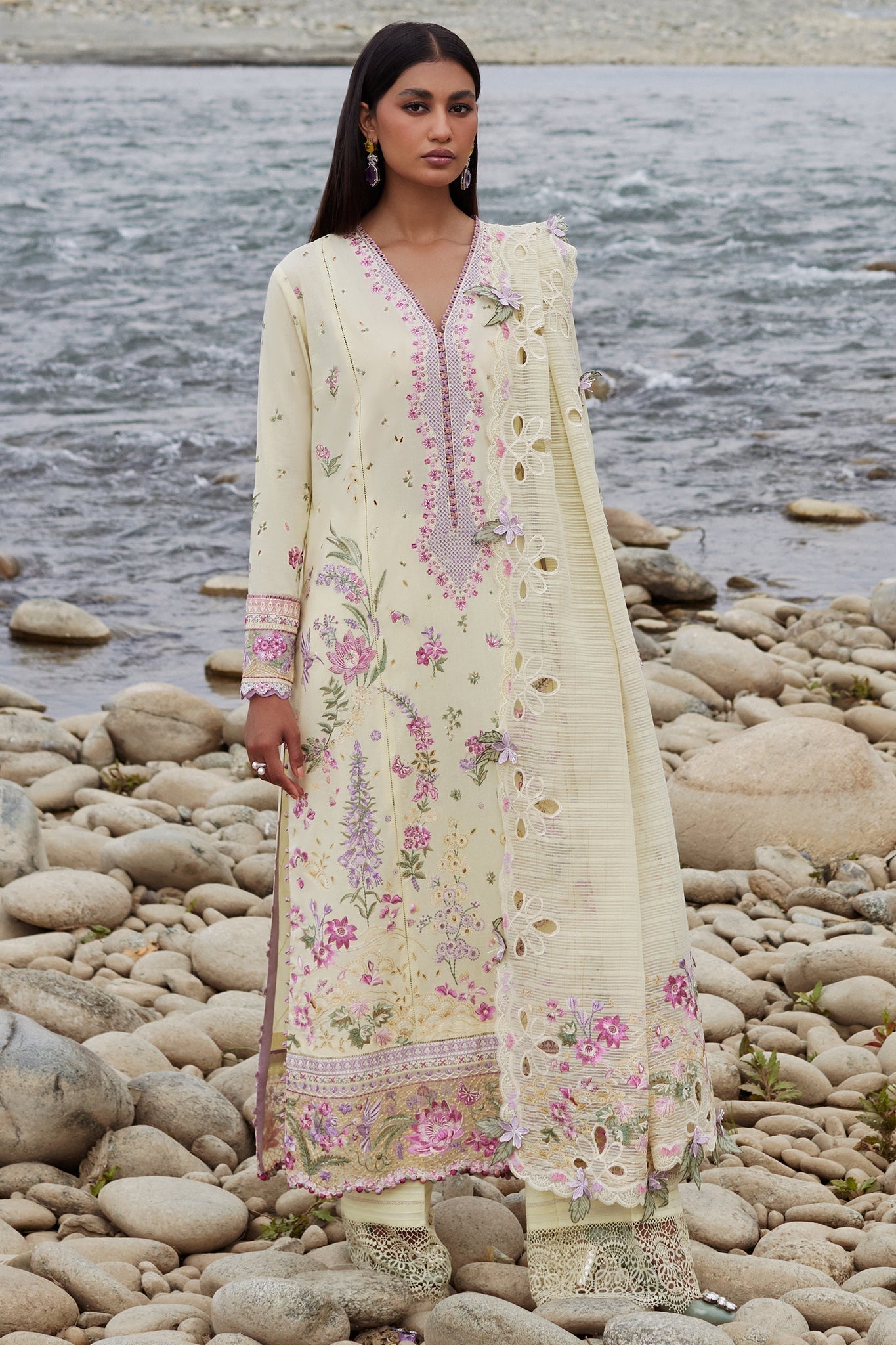 Elan | Lawn24 | NEDINE (EL24-02 B) by Designer Elan - House of Maryam - Pakistani Designer Ethnic Wear in {{ shop.shopifyCountryName }}