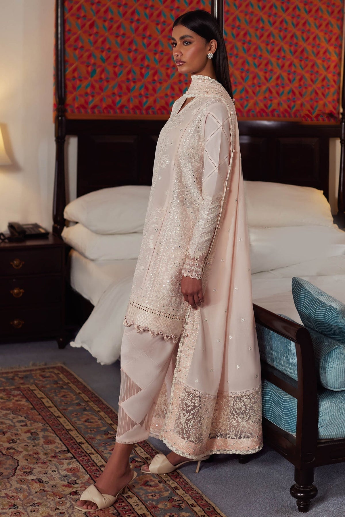 Elan | Lawn24 | ZEINA (EL24-12 B) -  Elan Luxury - Original Designer Dress - House of Maryam