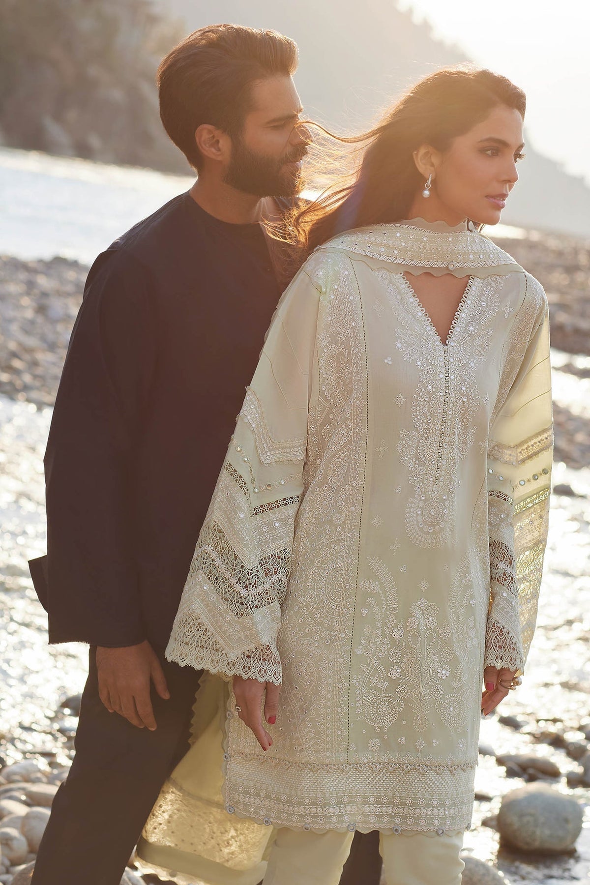 Elan | Lawn24 | ZEINA (EL24-12 A) -  Elan Luxury - Original Designer Dress - House of Maryam
