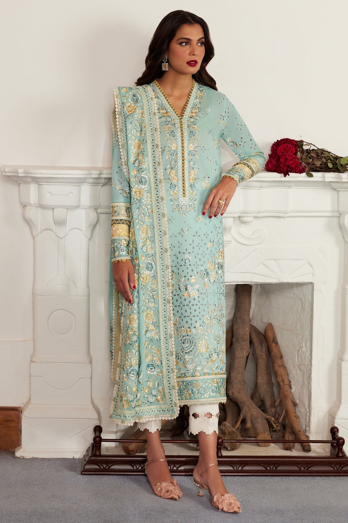 Elan | Lawn24 | IVANA (EL24-06 A) -  Elan Luxury - Original Designer Dress - House of Maryam