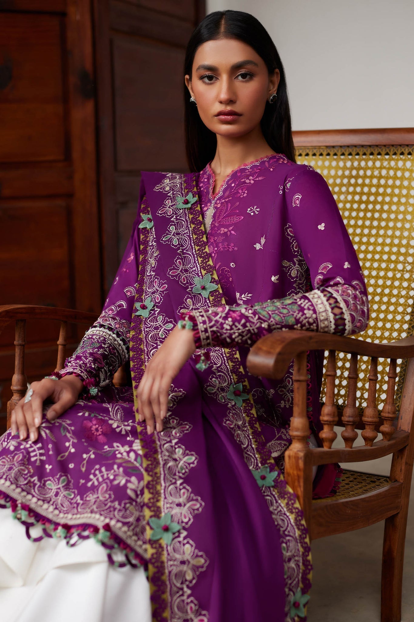 Elan | Lawn24 |QISTINA (EL24-03 A) by Designer Elan - House of Maryam - Pakistani Designer Ethnic Wear in {{ shop.shopifyCountryName }}