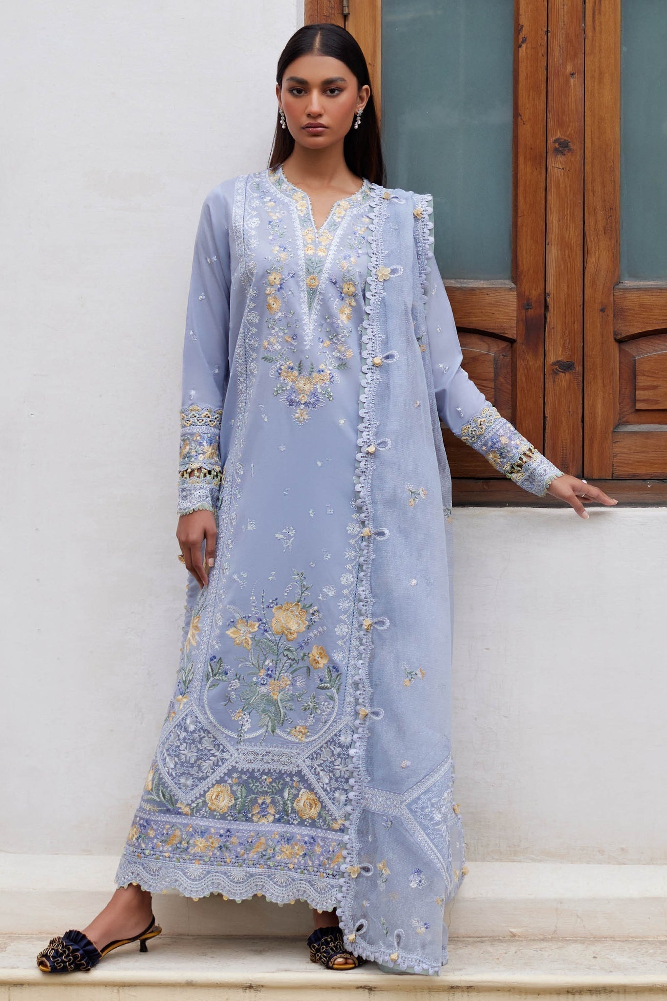 Elan | Lawn24 | MINA (EL24-01 A) by Designer Elan - House of Maryam - Pakistani Designer Ethnic Wear in {{ shop.shopifyCountryName }}