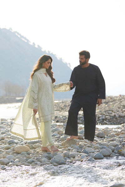 Elan | Lawn24 | ZEINA (EL24-12 A) -  Elan Luxury - Original Designer Dress - House of Maryam
