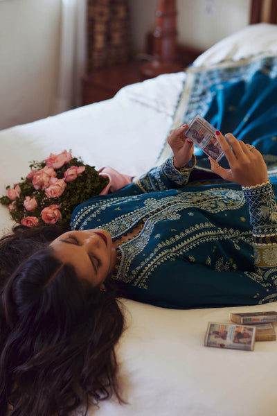 Elan | Lawn24 | MAHROSH (EL24-04 A) -  Elan Luxury - Original Designer Dress - House of Maryam