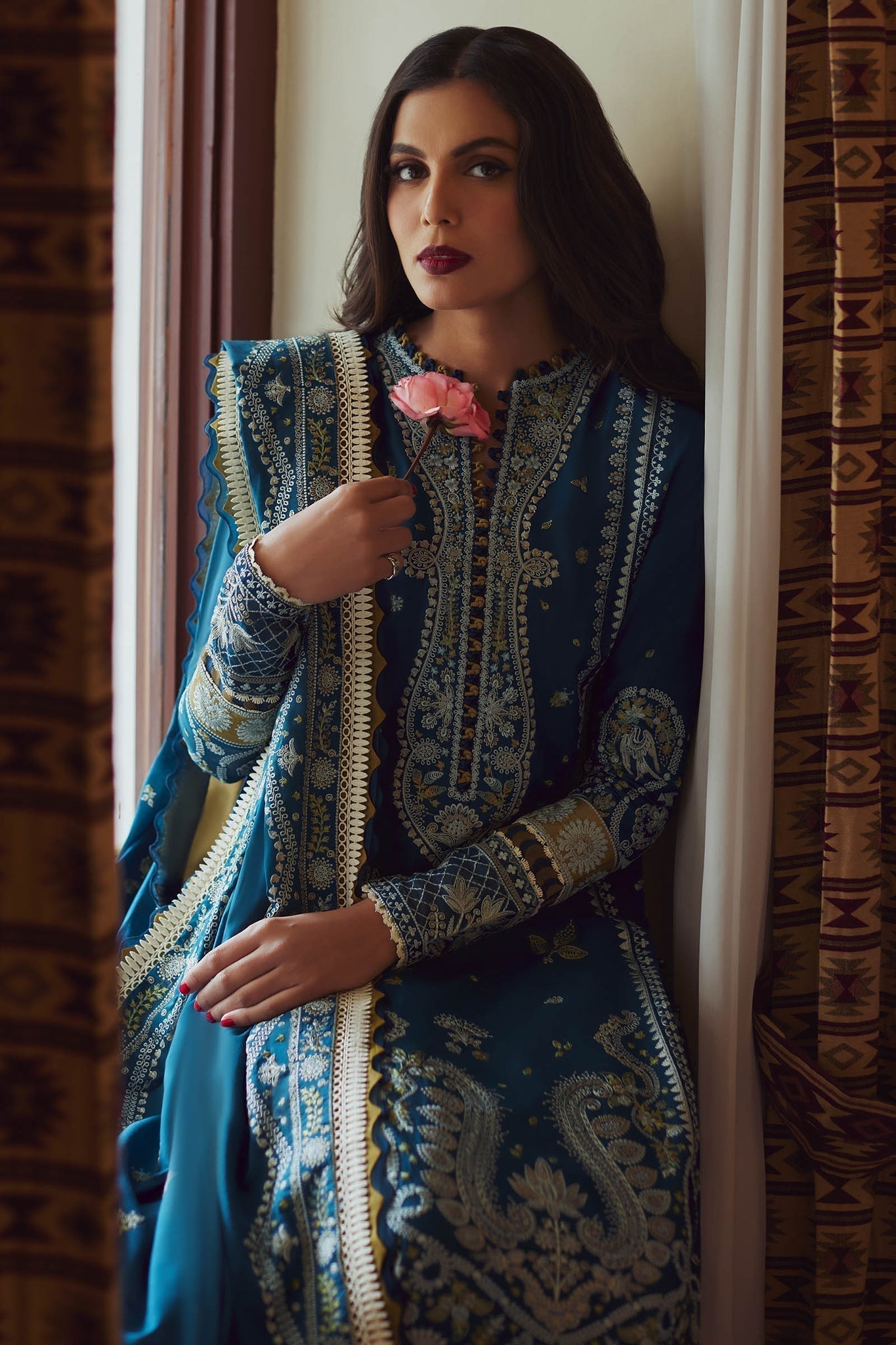 Elan | Lawn24 | MAHROSH (EL24-04 A) by Designer Elan - House of Maryam - Pakistani Designer Ethnic Wear in {{ shop.shopifyCountryName }}