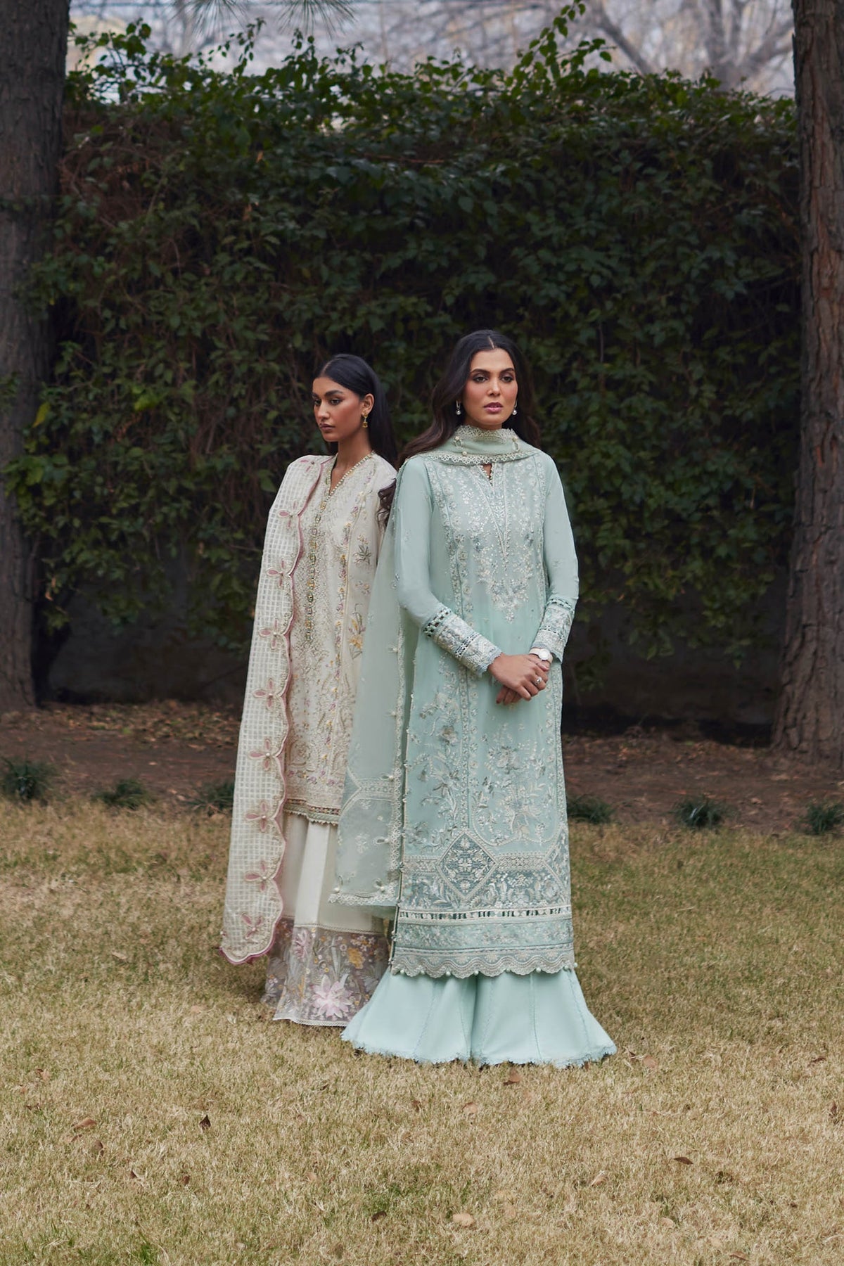 Elan | Lawn24 | MINA (EL24-01 B) -  Elan Luxury - Original Designer Dress - House of Maryam