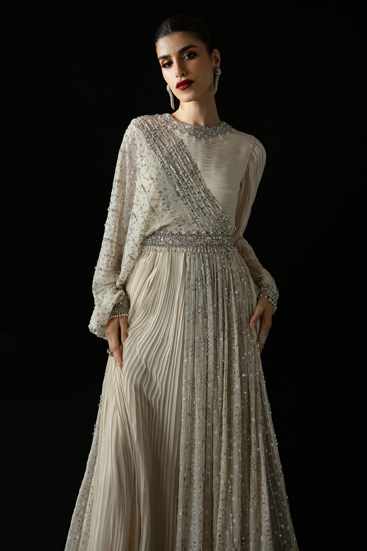 Elan | Pret Crepusule |  CRISTAL DE LUNE (EP-21304) -  Elan Ladies Clothes - Original Designer Dress - House of Maryam