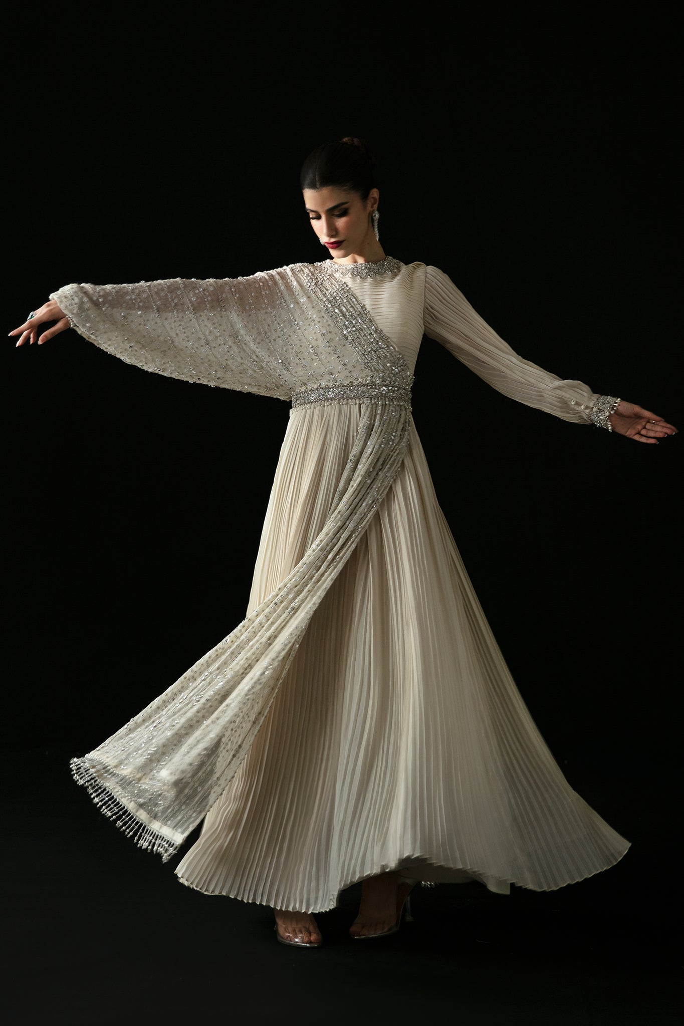 Elan | Pret Crepusule |  CRISTAL DE LUNE (EP-21304) -  Elan Ladies Clothes -  House of Maryam