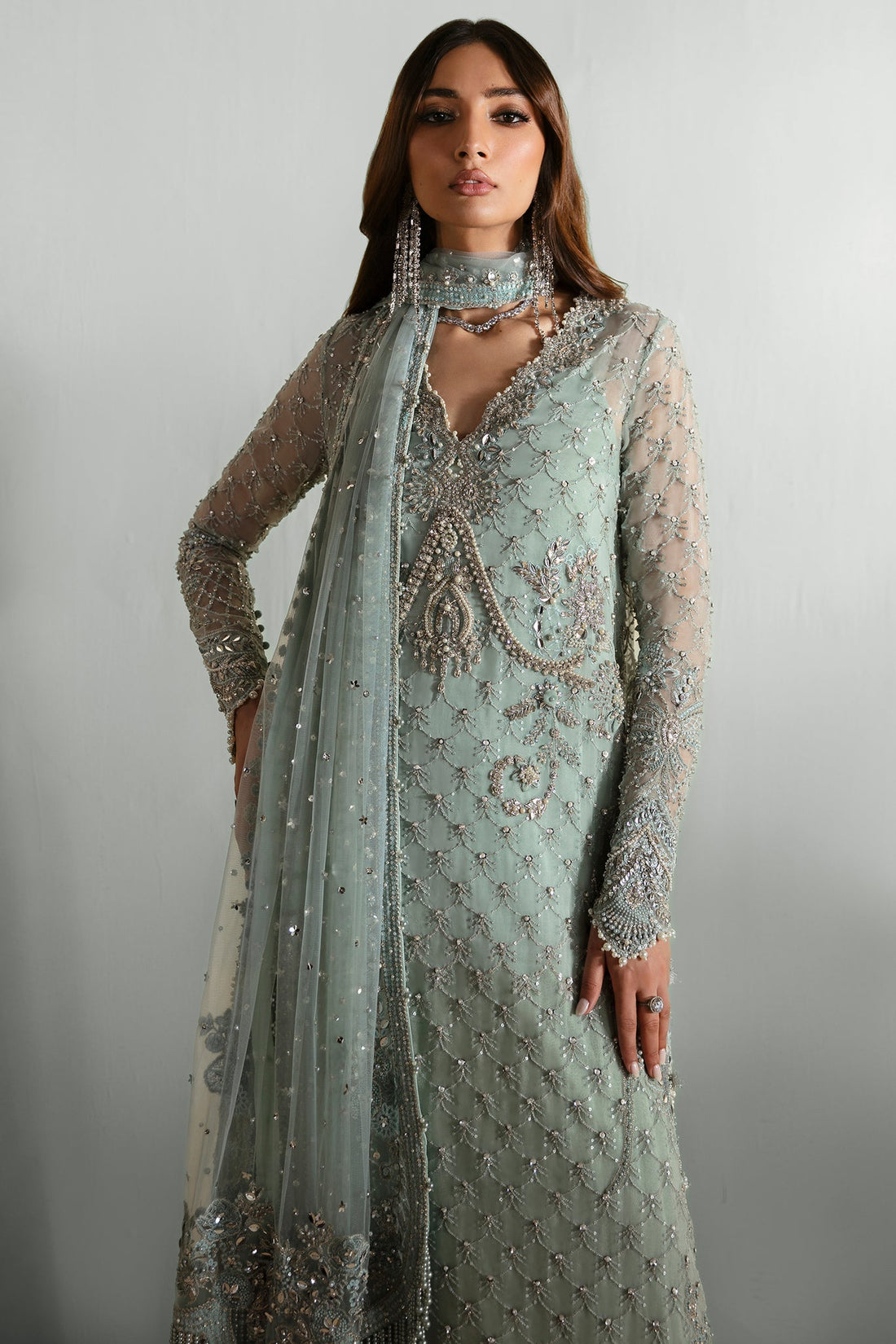 Elan | Pret Crepusule |  RÊVE DE GIVRE (EP-21301) -  Elan Ladies Clothes -  House of Maryam