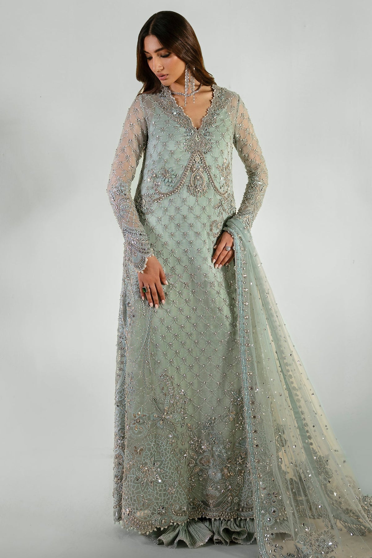 Elan | Pret Crepusule |  RÊVE DE GIVRE (EP-21301) -  Elan Ladies Clothes - Original Designer Dress - House of Maryam