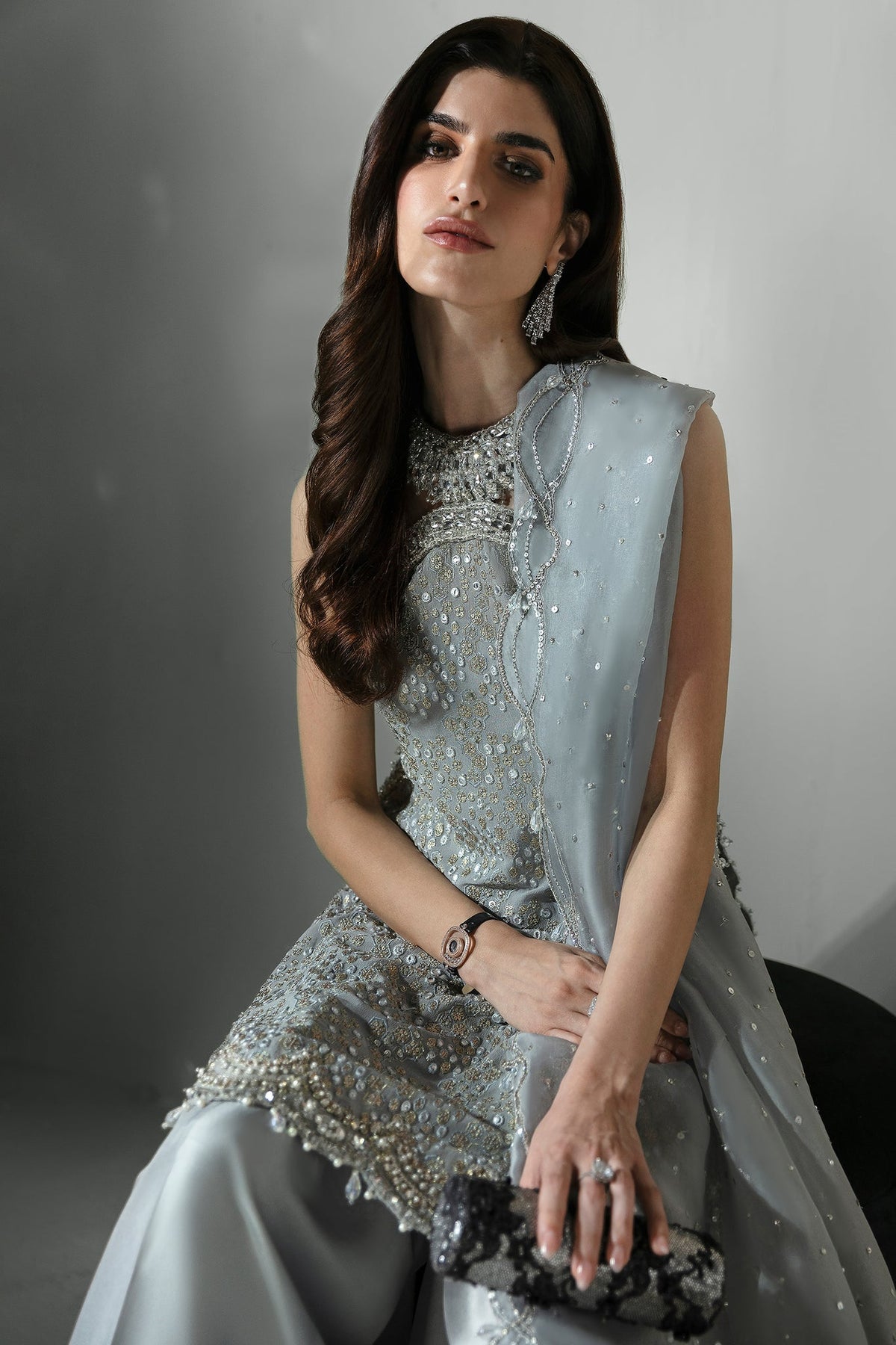 Elan | Pret Crepusule | ÉCLAT DE GLACE (EP-21307) -  Elan Ladies Clothes - Original Designer Dress - House of Maryam
