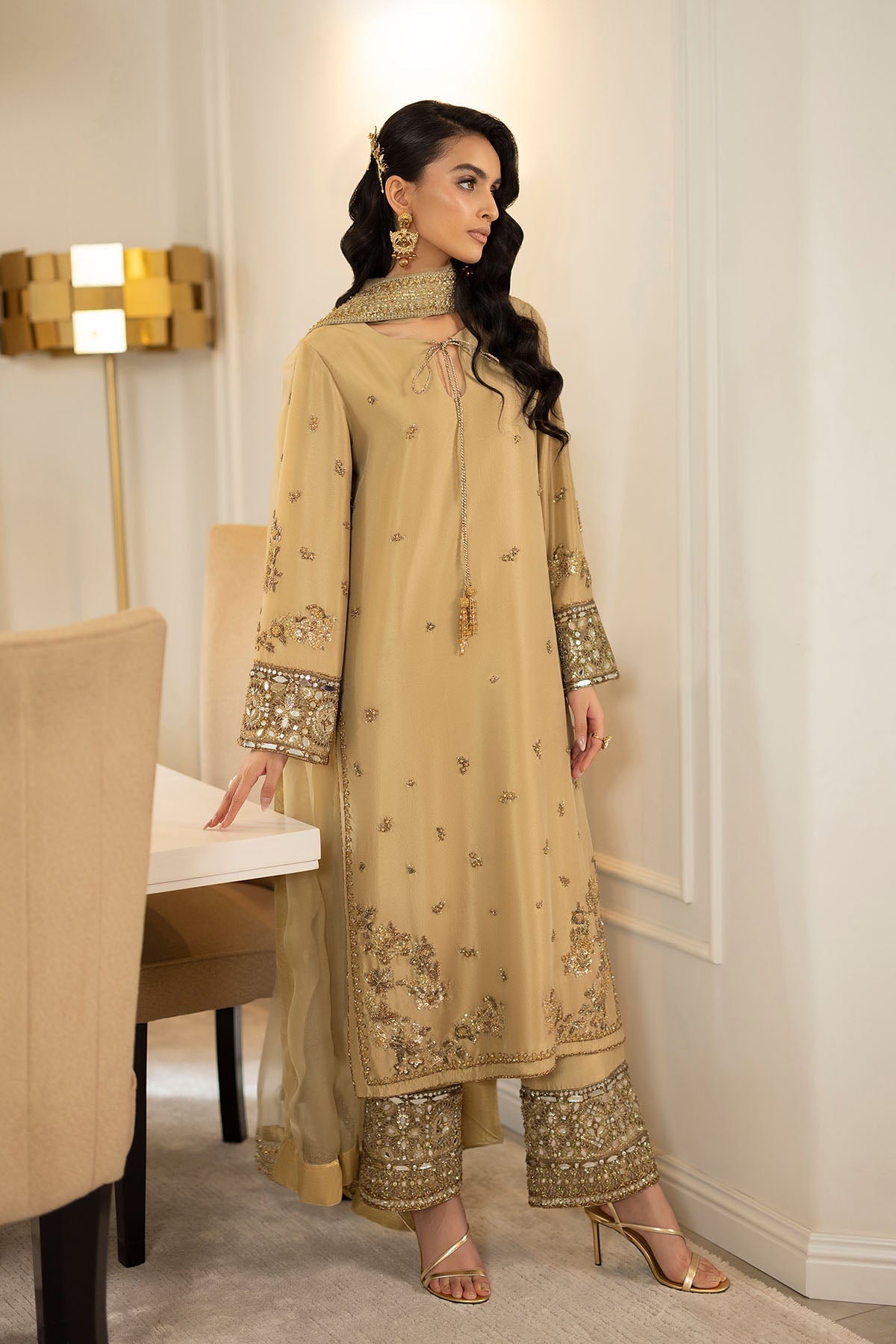 Erum Khan | Elan Formals | Desert Gold, image 6