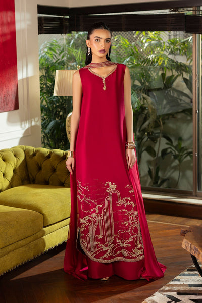 Erum Khan | Elan Formals |Crimson Reverie