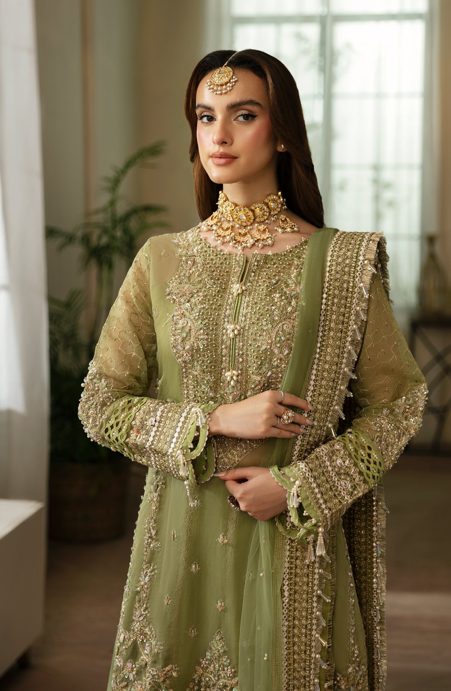 Eleshia | Zarin Wedding Formals 24 | JASMINE by Designer Eleshia - House of Maryam - Pakistani Designer Ethnic Wear in {{ shop.shopifyCountryName }}