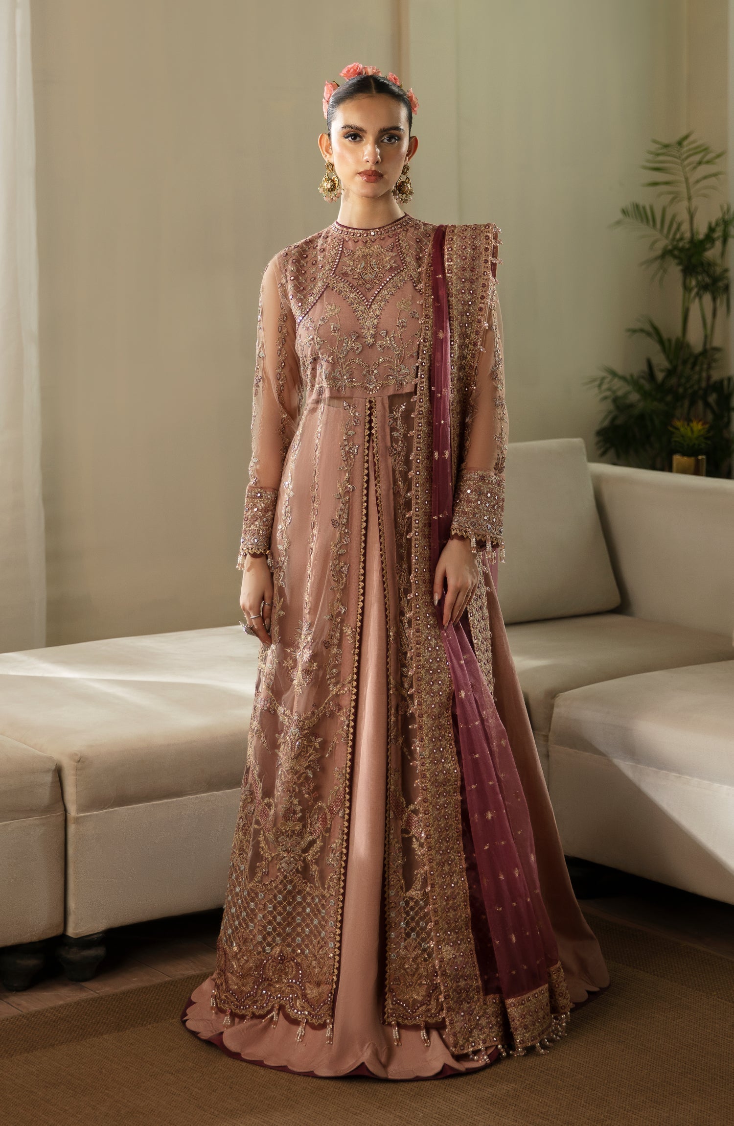 Eleshia | Zarin Wedding Formals 24 | ROSEA by Designer Eleshia - House of Maryam - Pakistani Designer Ethnic Wear in {{ shop.shopifyCountryName }}