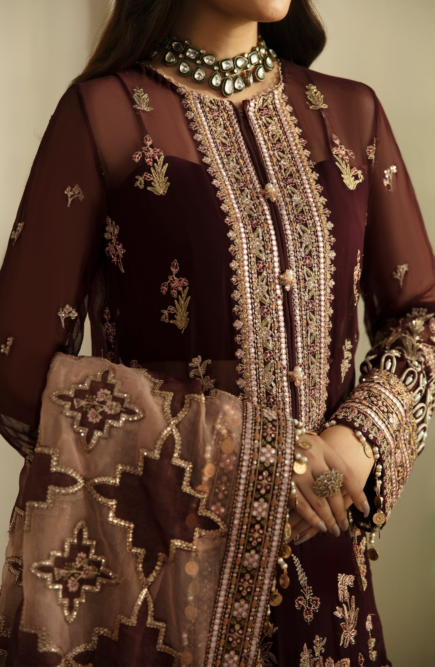 Eleshia | Zarin Wedding Formals 24 | ZAIBA by Designer Eleshia - House of Maryam - Pakistani Designer Ethnic Wear in {{ shop.shopifyCountryName }}