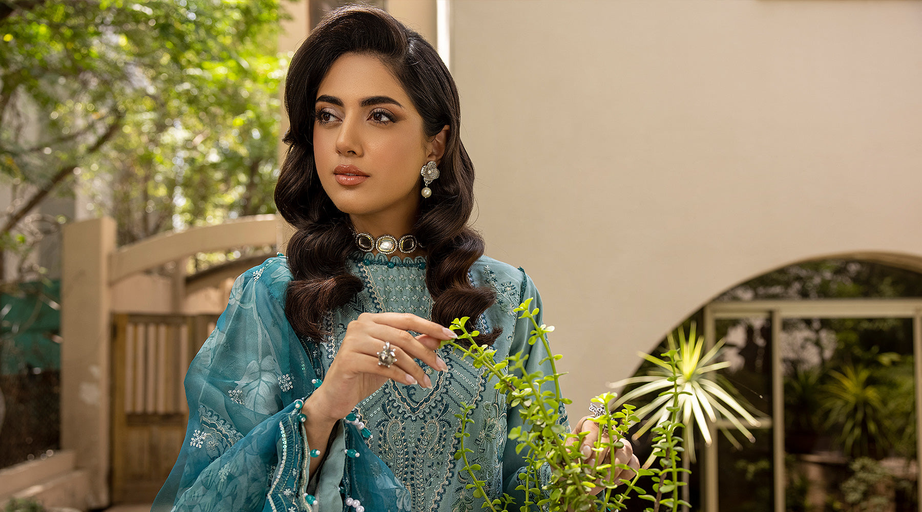 Ellena | Luxury Embroidered Collection | D25 by Ellena - House of Maryam