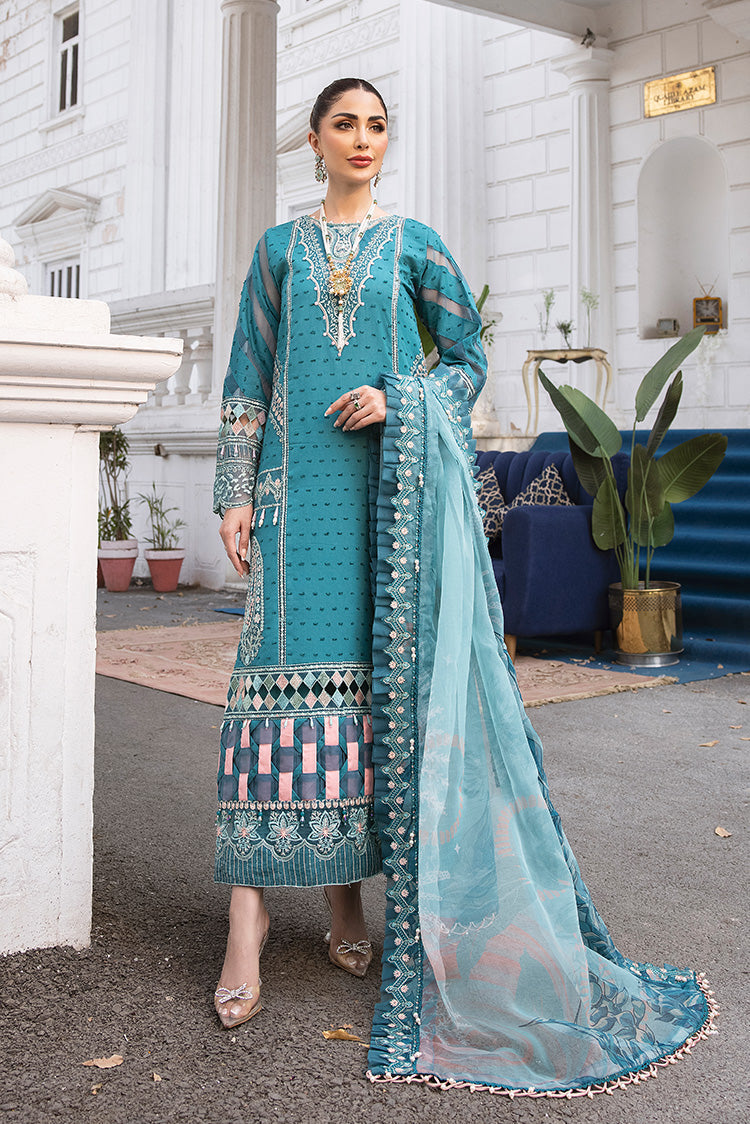 Ellena | Luxury Embroidered Collection | D19 by Ellena - House of Maryam