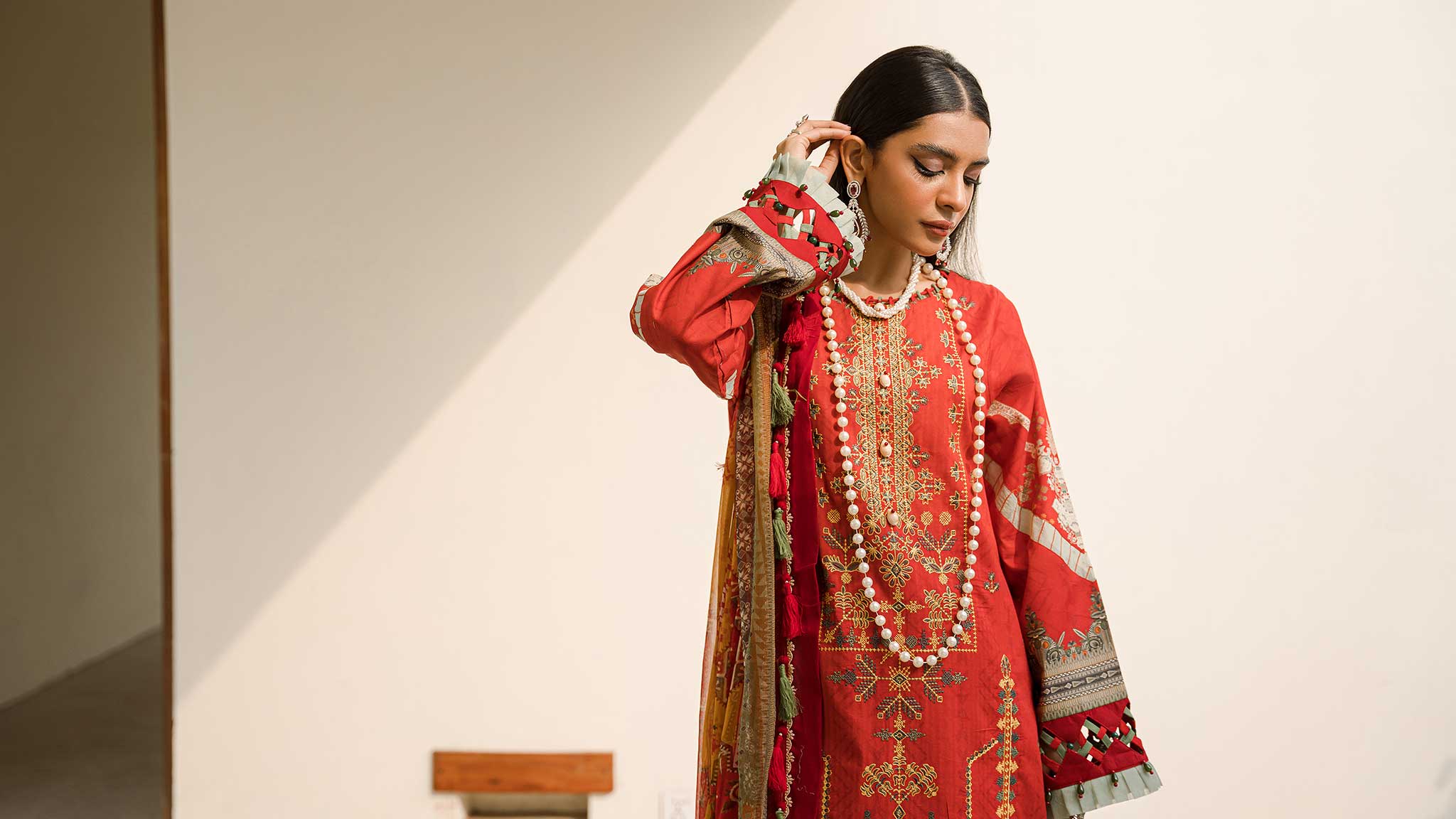 Ellena | Luxury Embroidered Collection | D18 by Ellena - House of Maryam