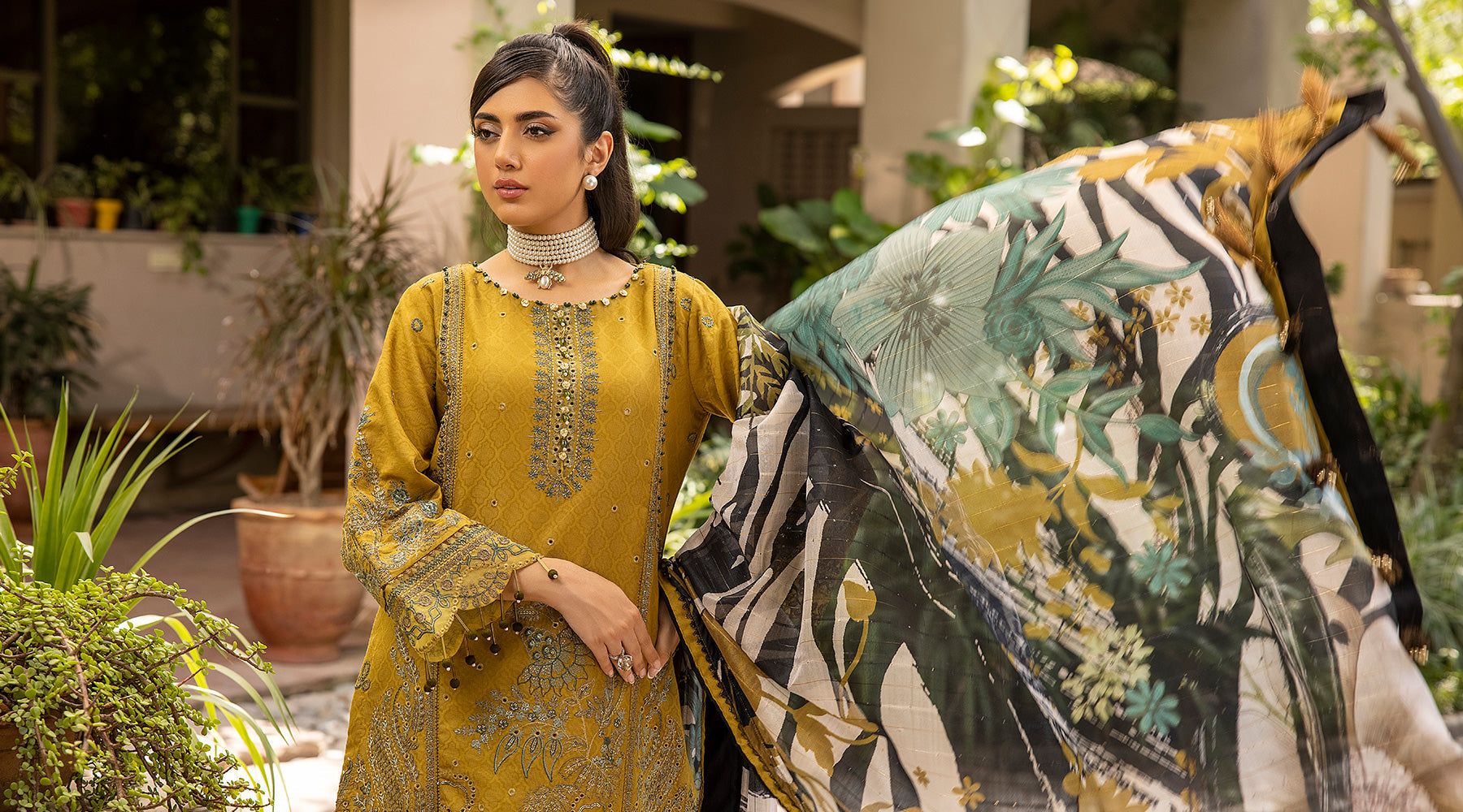 Ellena | Luxury Embroidered Collection | D17 by Ellena - House of Maryam