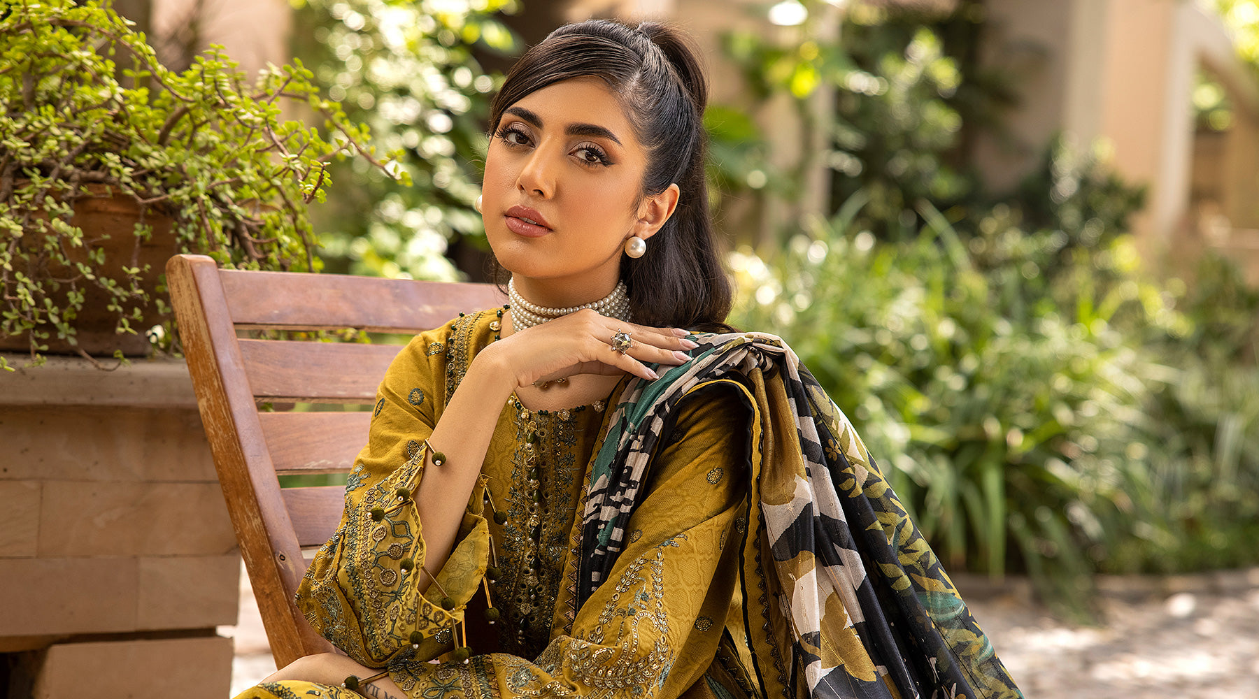 Ellena | Luxury Embroidered Collection | D17 by Ellena - House of Maryam