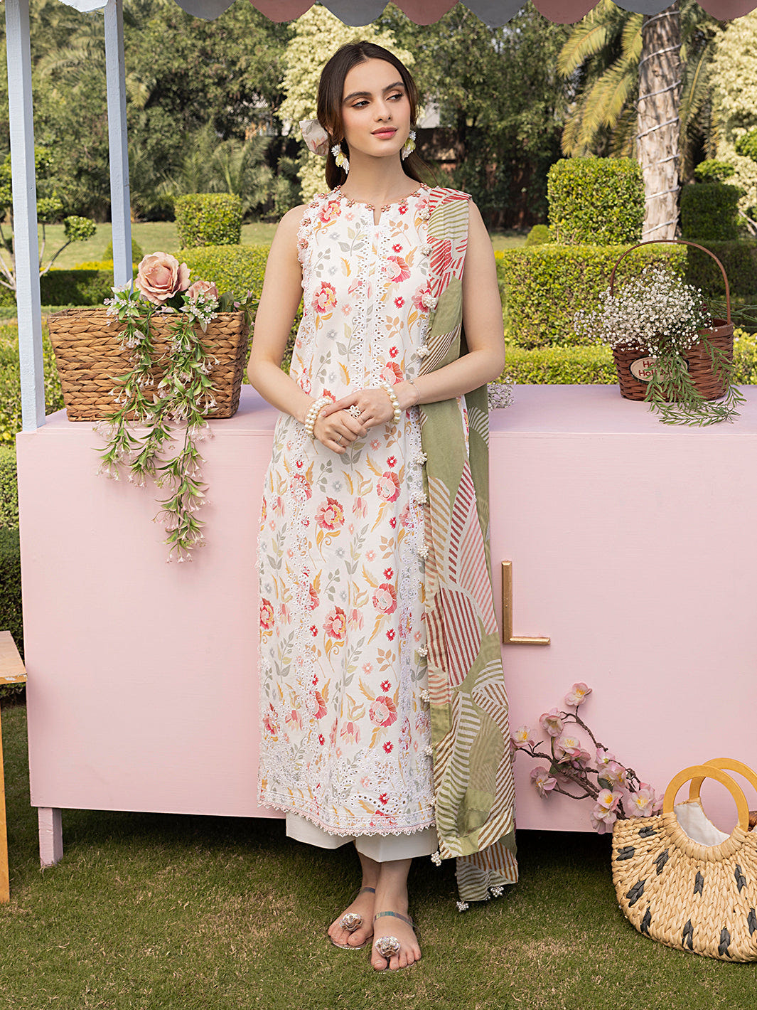 Izel | Oh Spring Lawn 25 | ELOWEN -  Izel Ladies Clothes - Original Designer Dress - House of Maryam