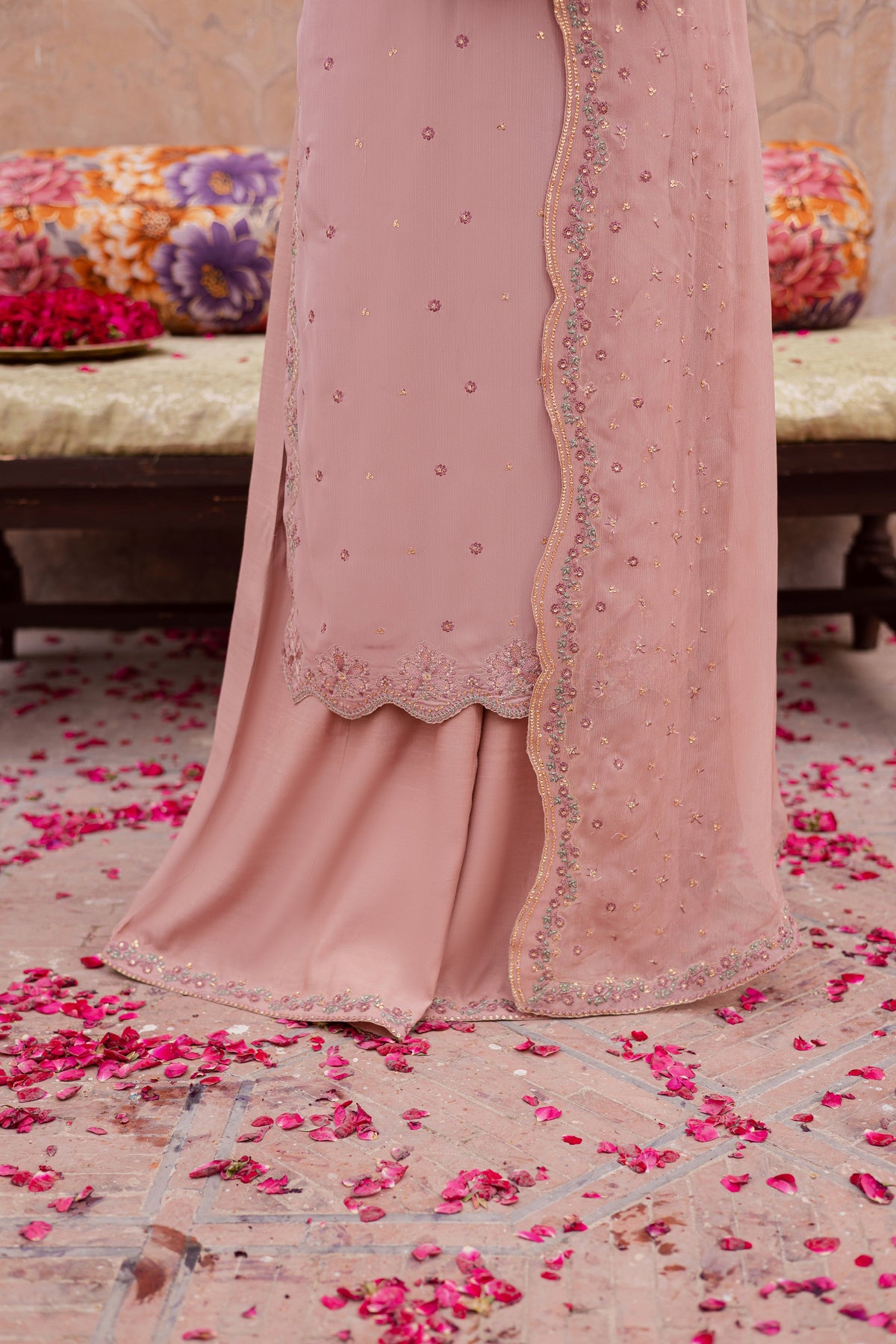 Batik | Gulmohar Festive Eid Edit 26' | Elvira 3Pc, image 5