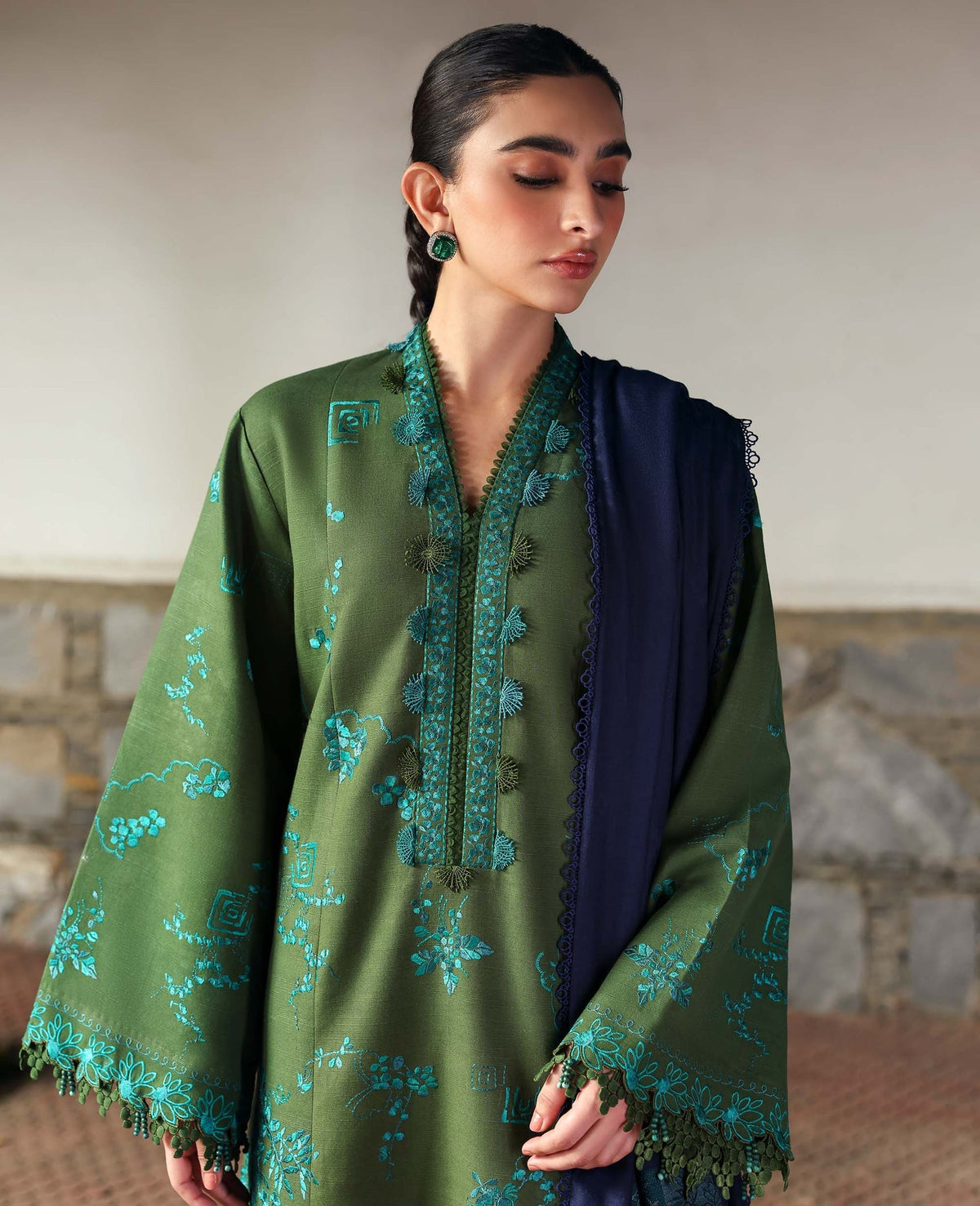 Republic Womenswear | Amaris Luxury Shawl 25 | Elysia-5