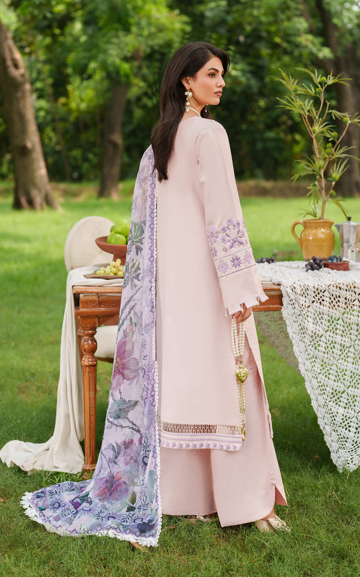 Asifa and Nabeel | Eden Cambric 25 | Elysian Petals ECU25-08 -  Asifa and Nabeel Ladies Clothes - Original Designer Dress - House of Maryam
