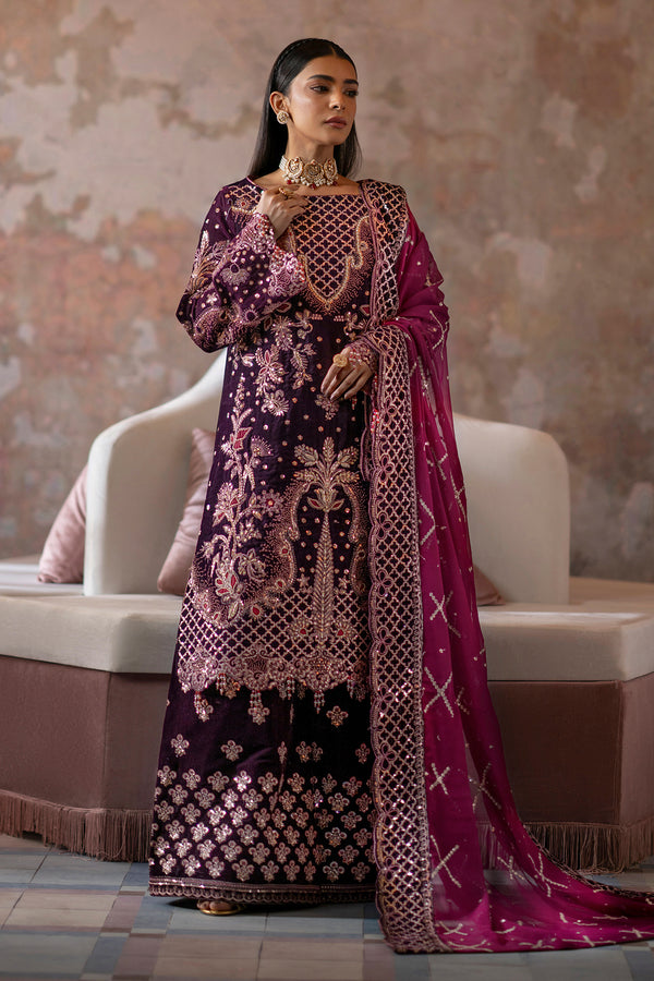 Emaan Adeel | Saanjh Velvet Collection 24 |  Anika -  Emaan Adeel Ladies Clothes - Original Designer Dress - House of Maryam